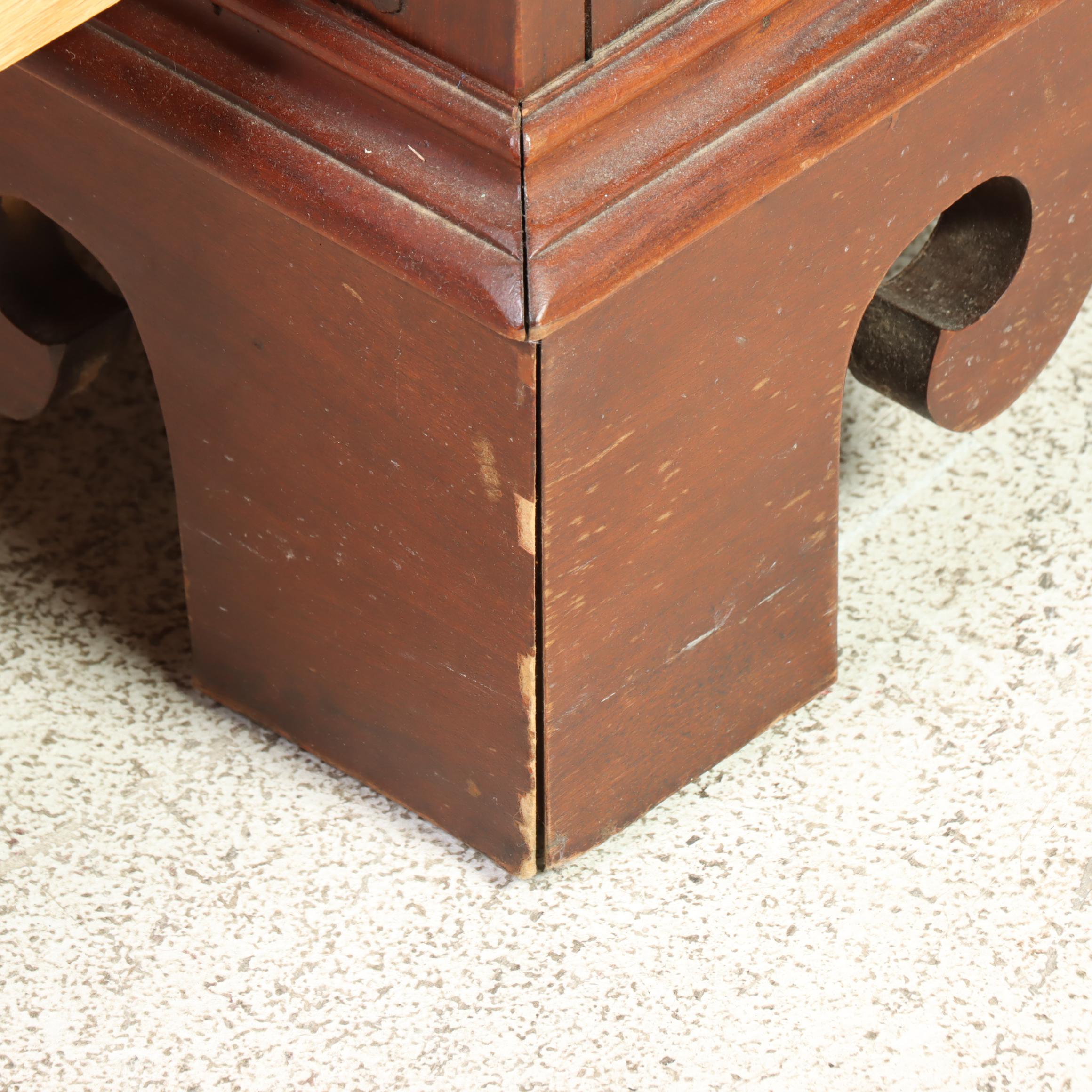 Federal Style Cherrywood-Stained Twelve-Drawer Chest, Late 20th Century