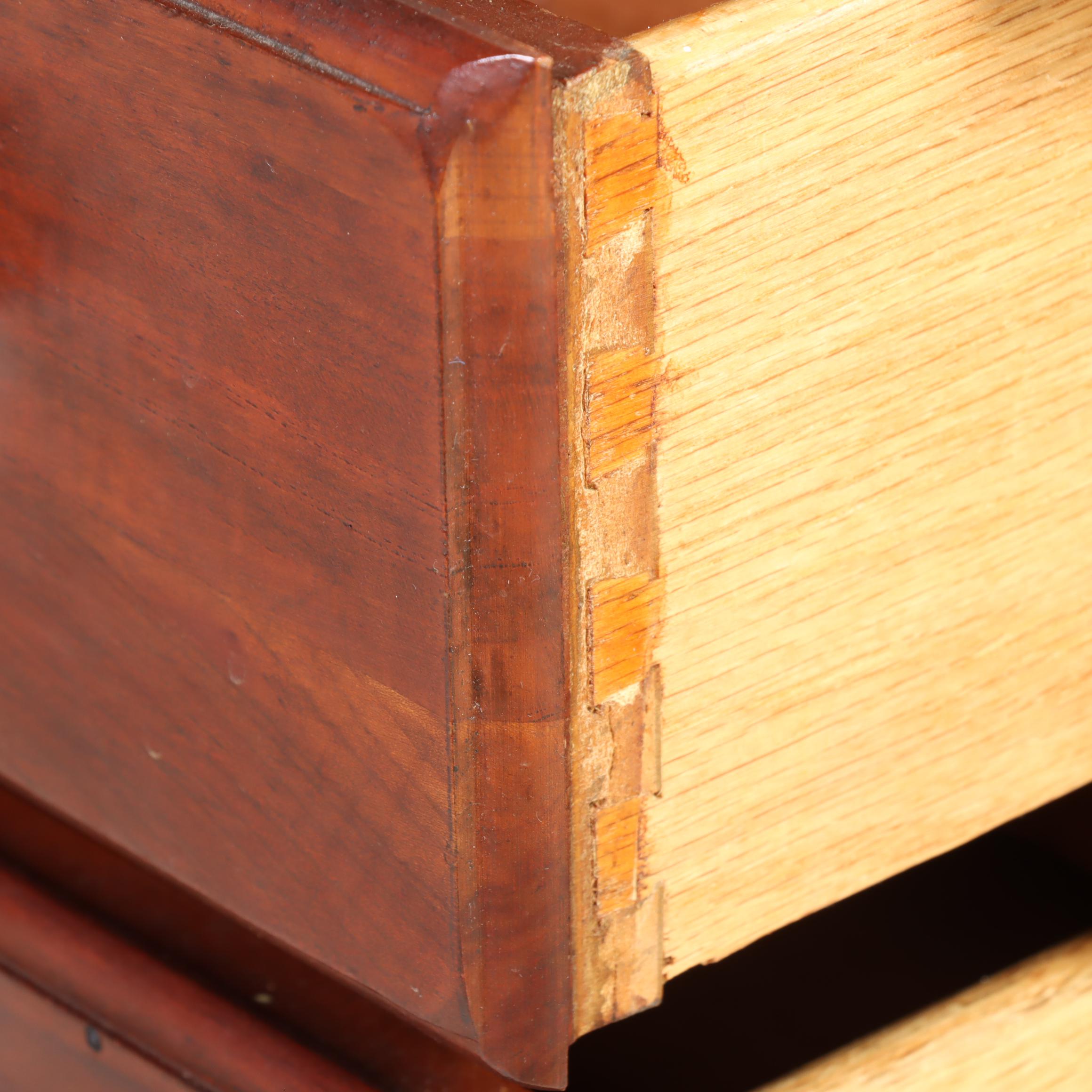 Federal Style Cherrywood-Stained Twelve-Drawer Chest, Late 20th Century