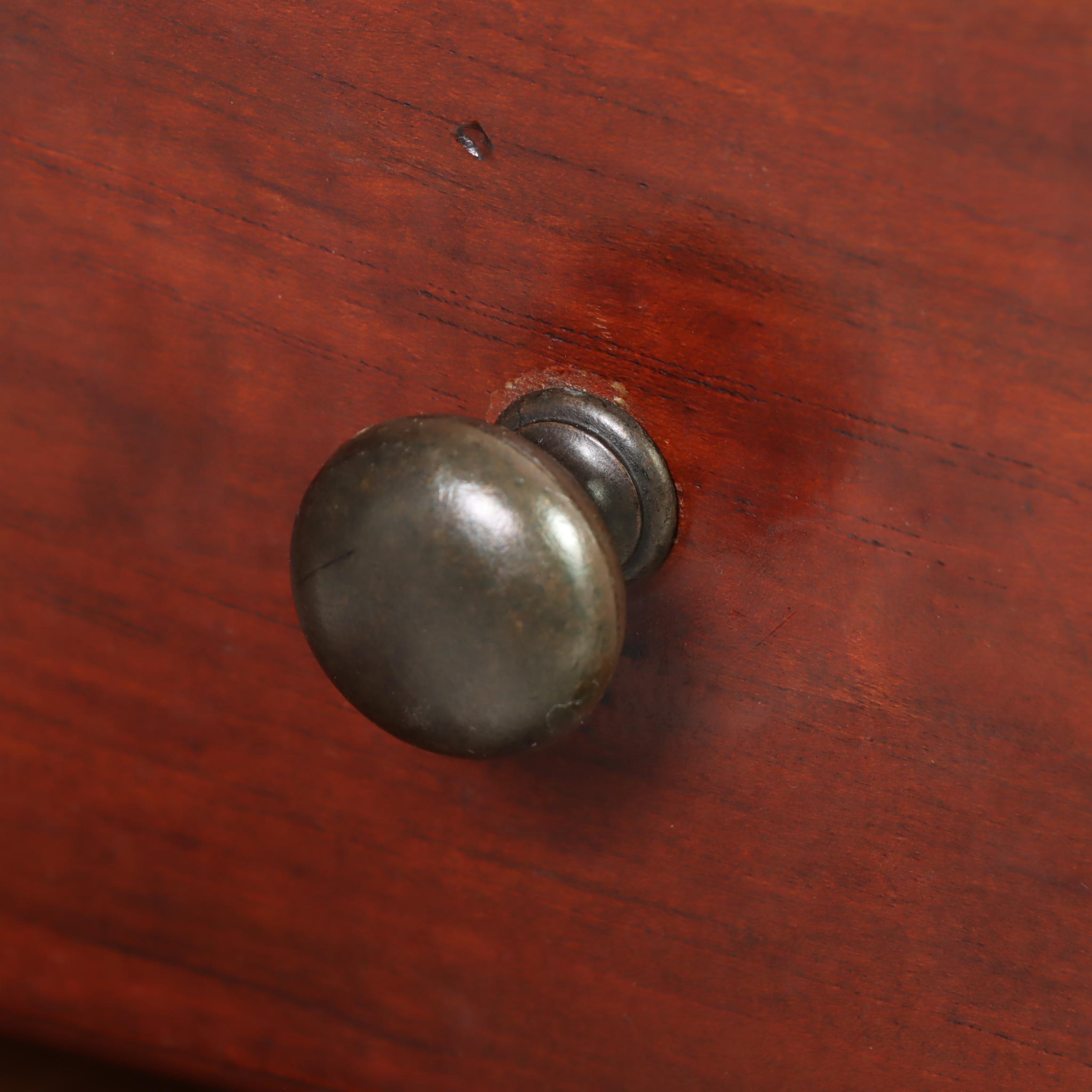 Federal Style Cherrywood-Stained Twelve-Drawer Chest, Late 20th Century
