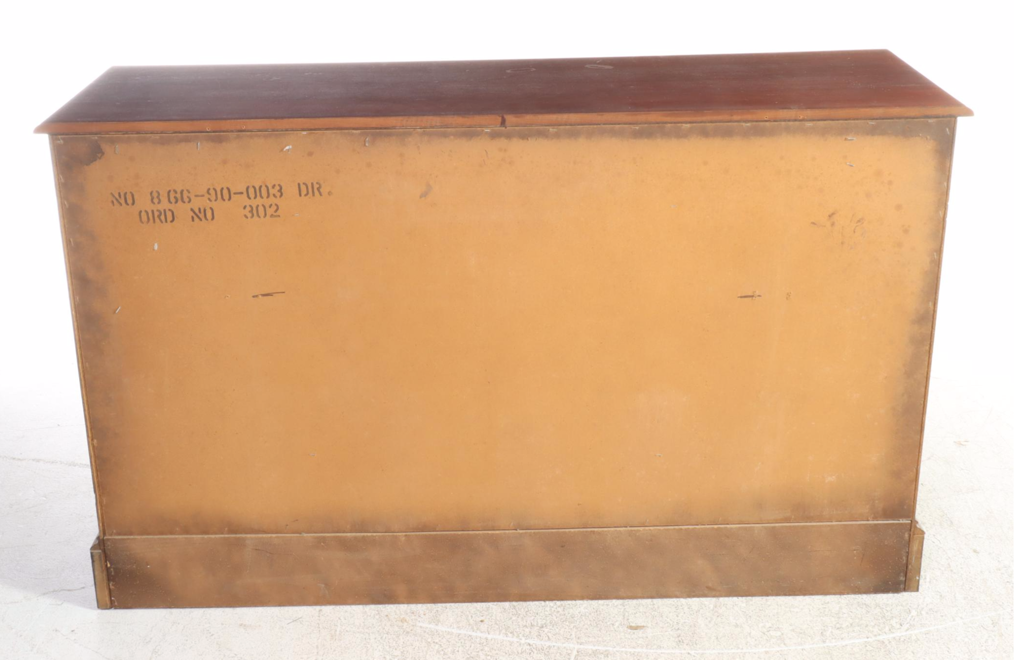 Federal Style Cherrywood-Stained Twelve-Drawer Chest, Late 20th Century