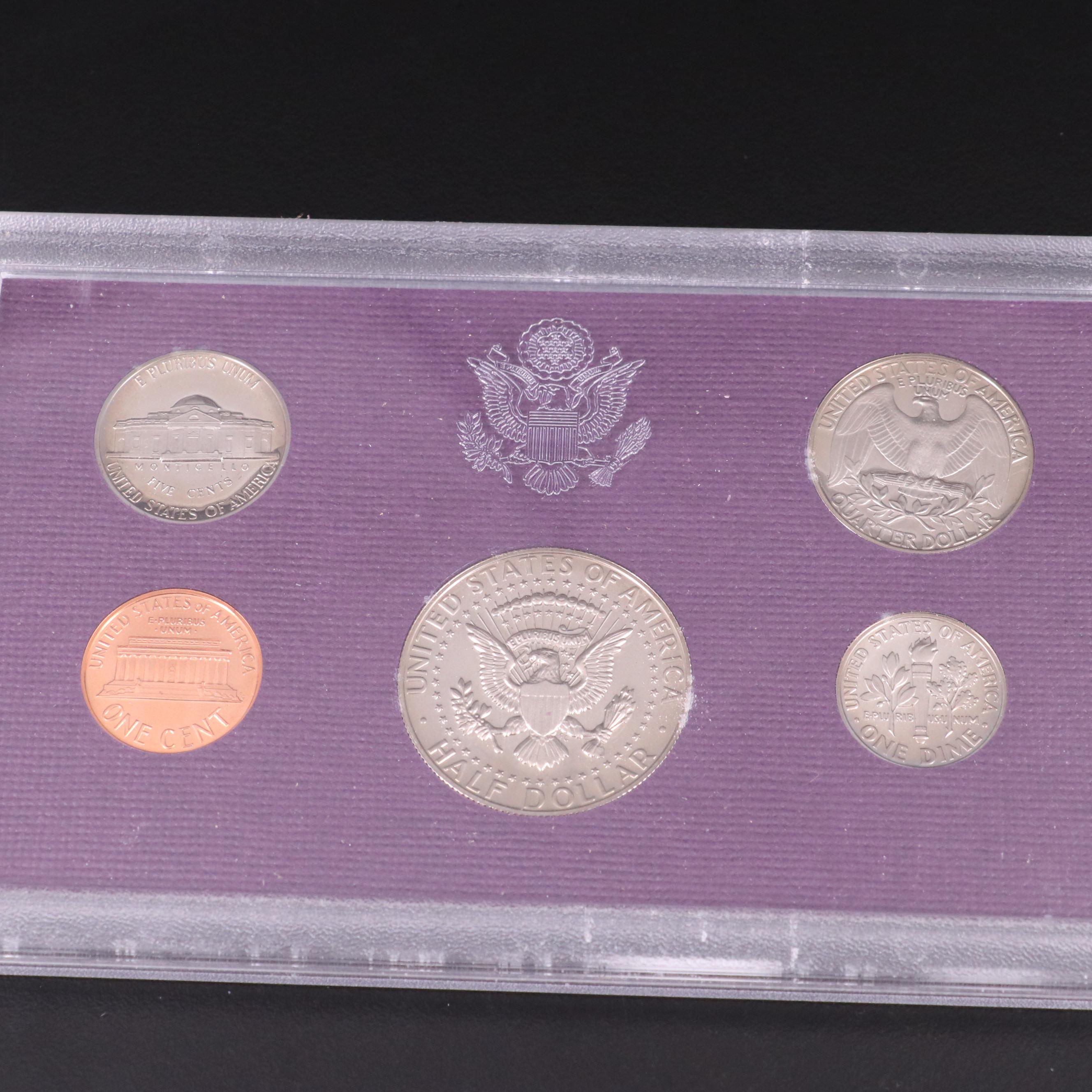 Thirty Modern U.S. Mint Proof Sets, Late 20th Century