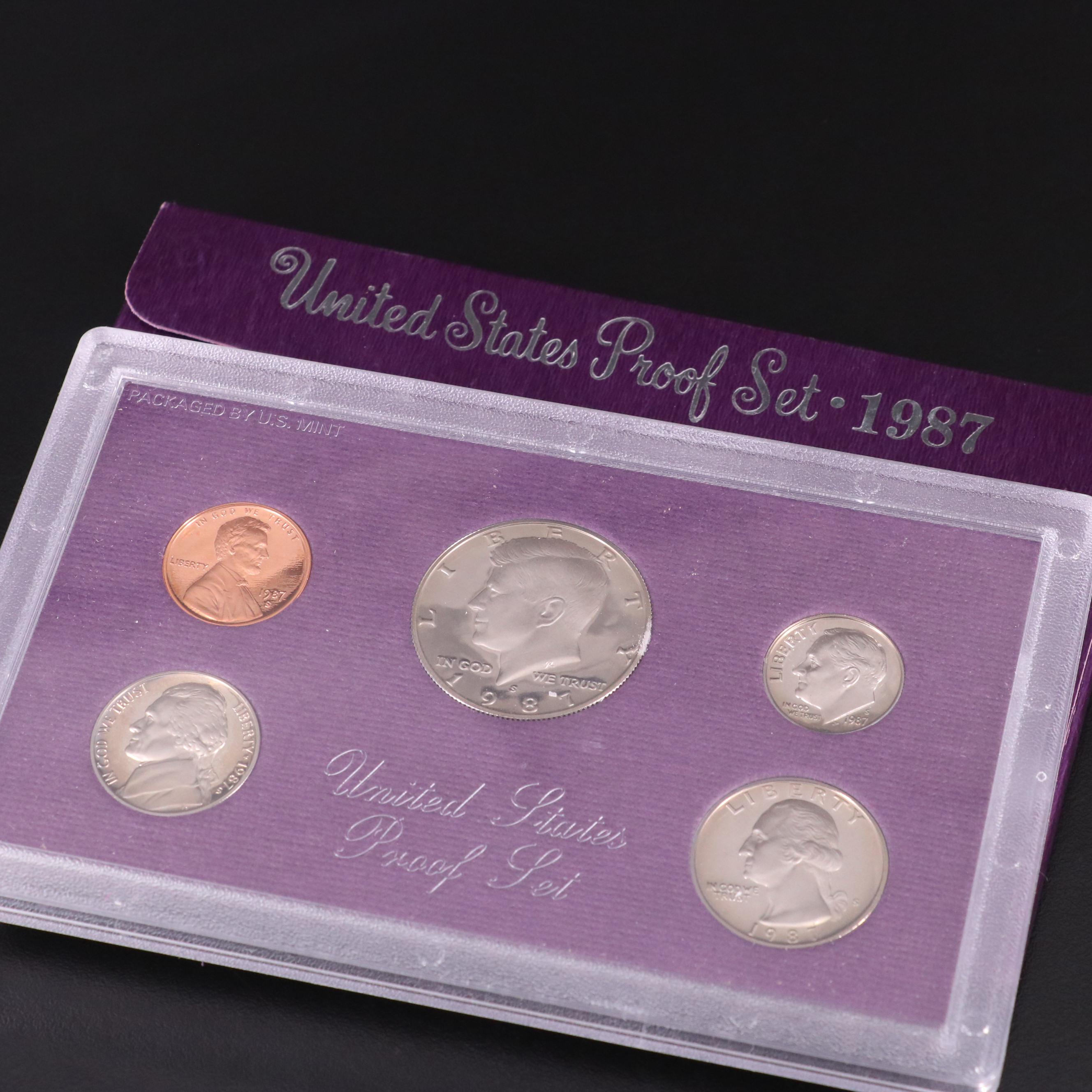 Thirty Modern U.S. Mint Proof Sets, Late 20th Century