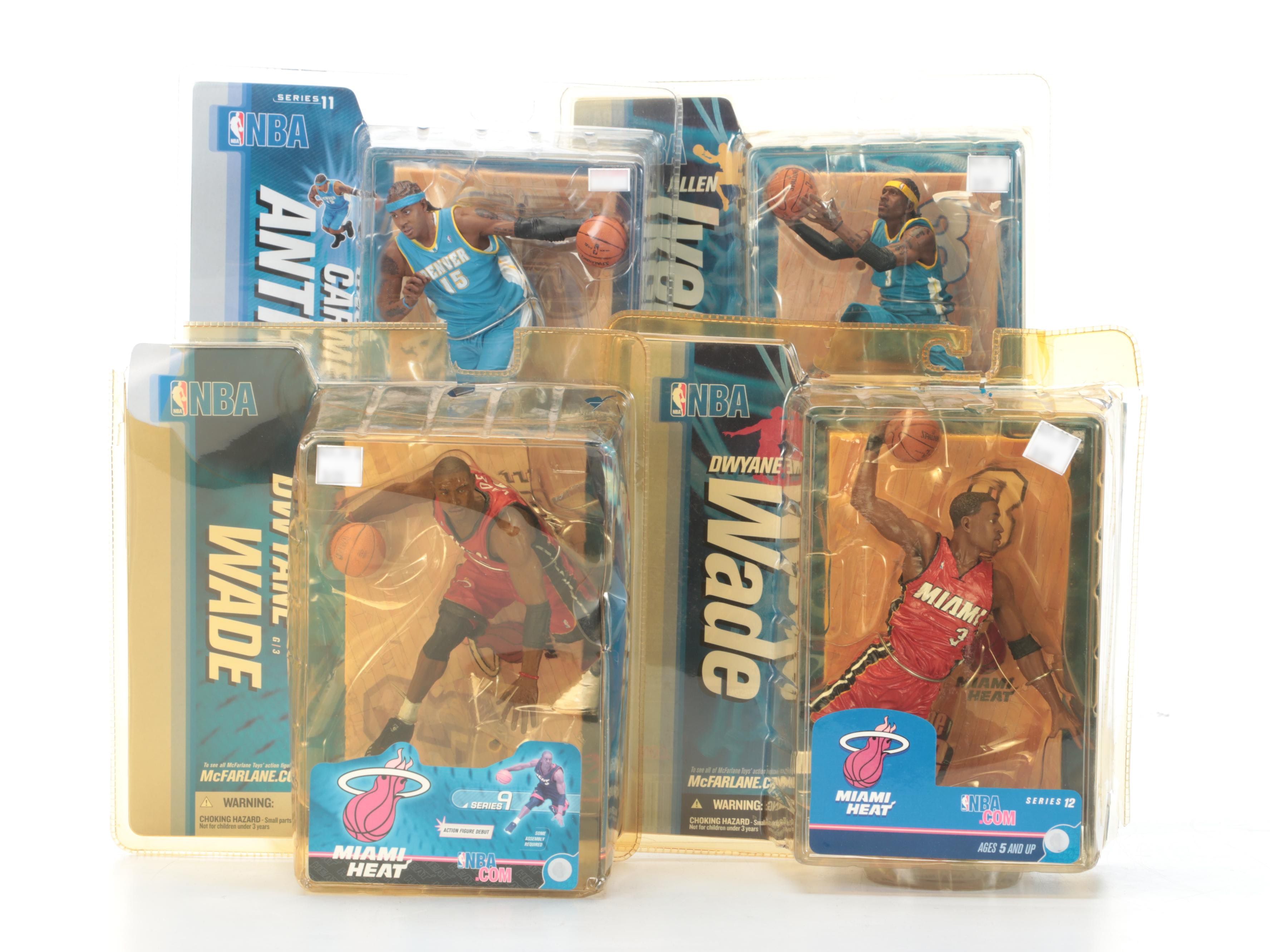 Sealed Macfarlane Basketball Action Figures, with Chris Paul and More