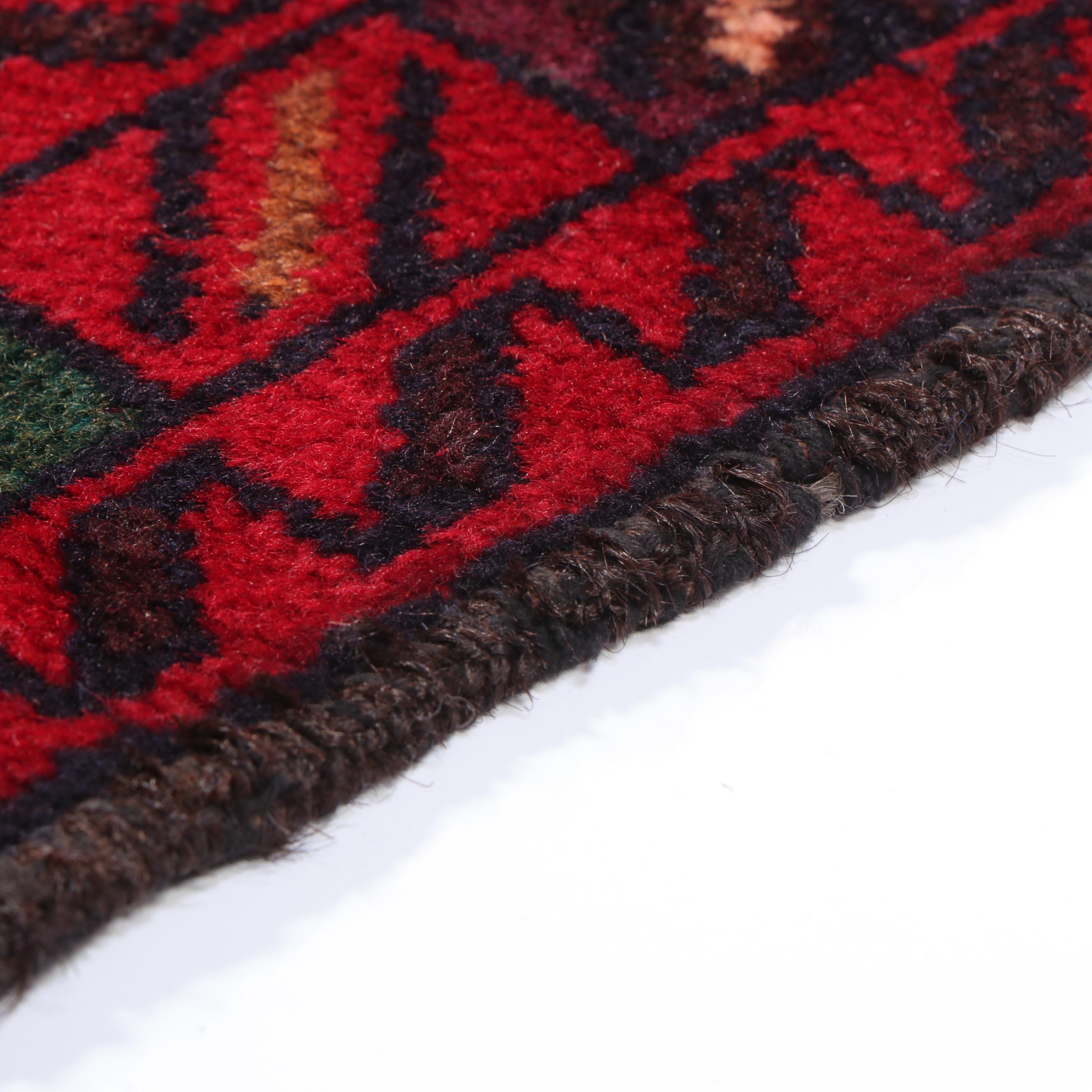 2'10 x 4'8 Hand-Knotted Afghan Prayer Rug