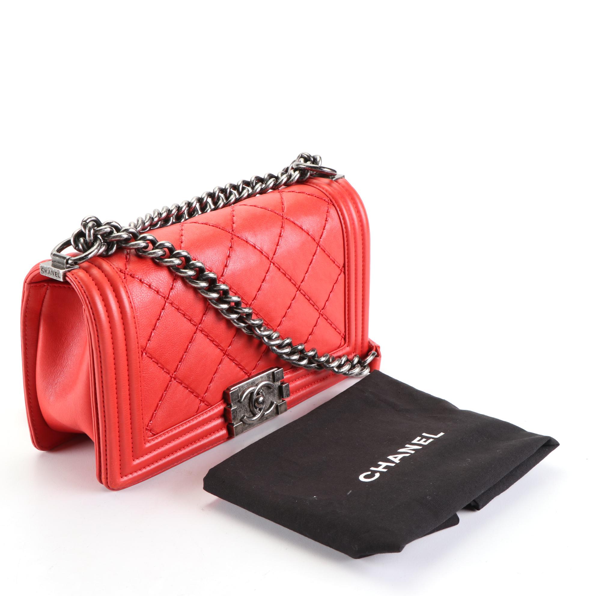 Chanel Boy Flap Quilted Calfskin Shoulder Bag