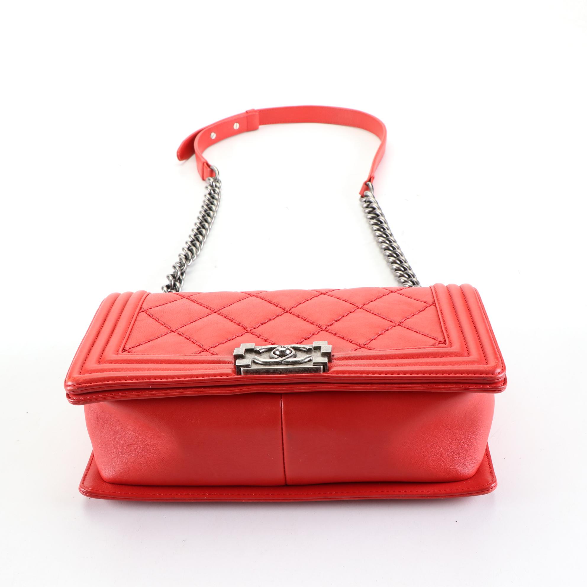 Chanel Boy Flap Quilted Calfskin Shoulder Bag