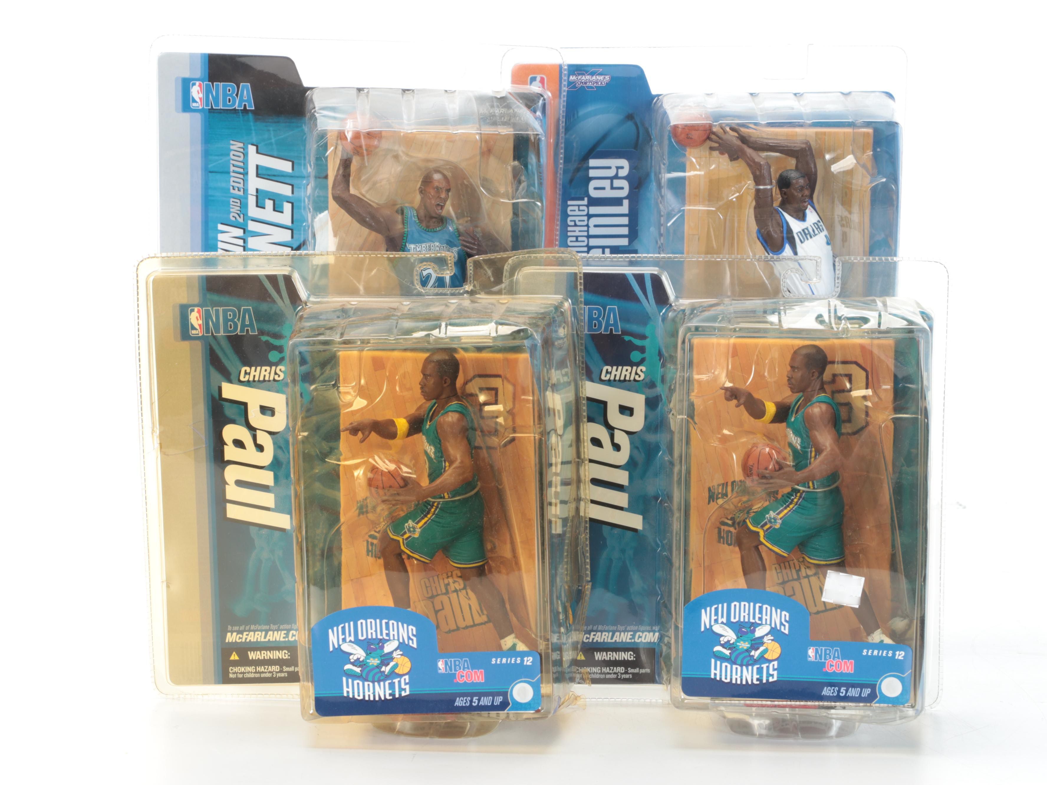 Sealed Macfarlane Basketball Action Figures, with Chris Paul and More