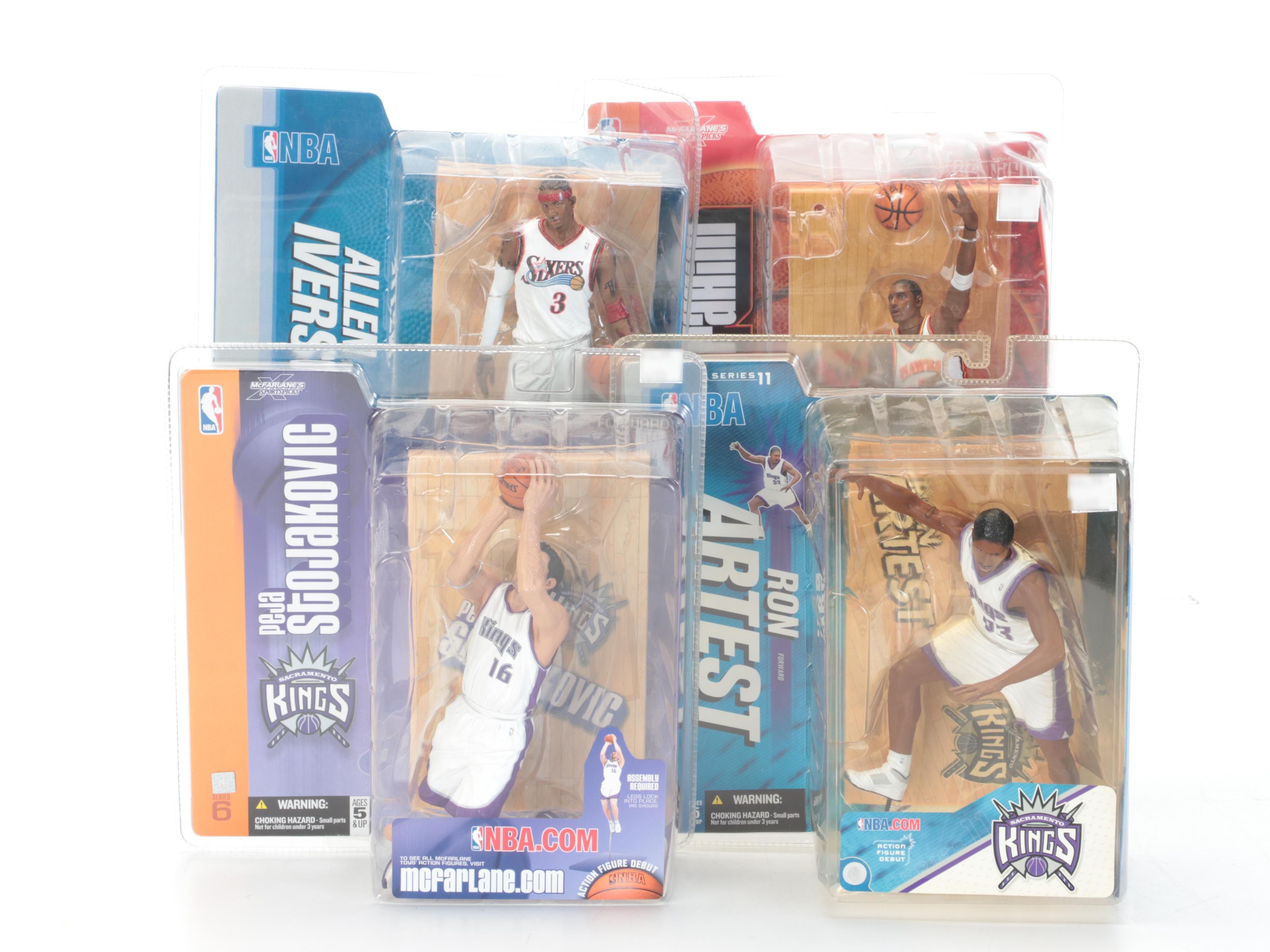 Sealed Macfarlane Basketball Action Figures, with Chris Paul and More