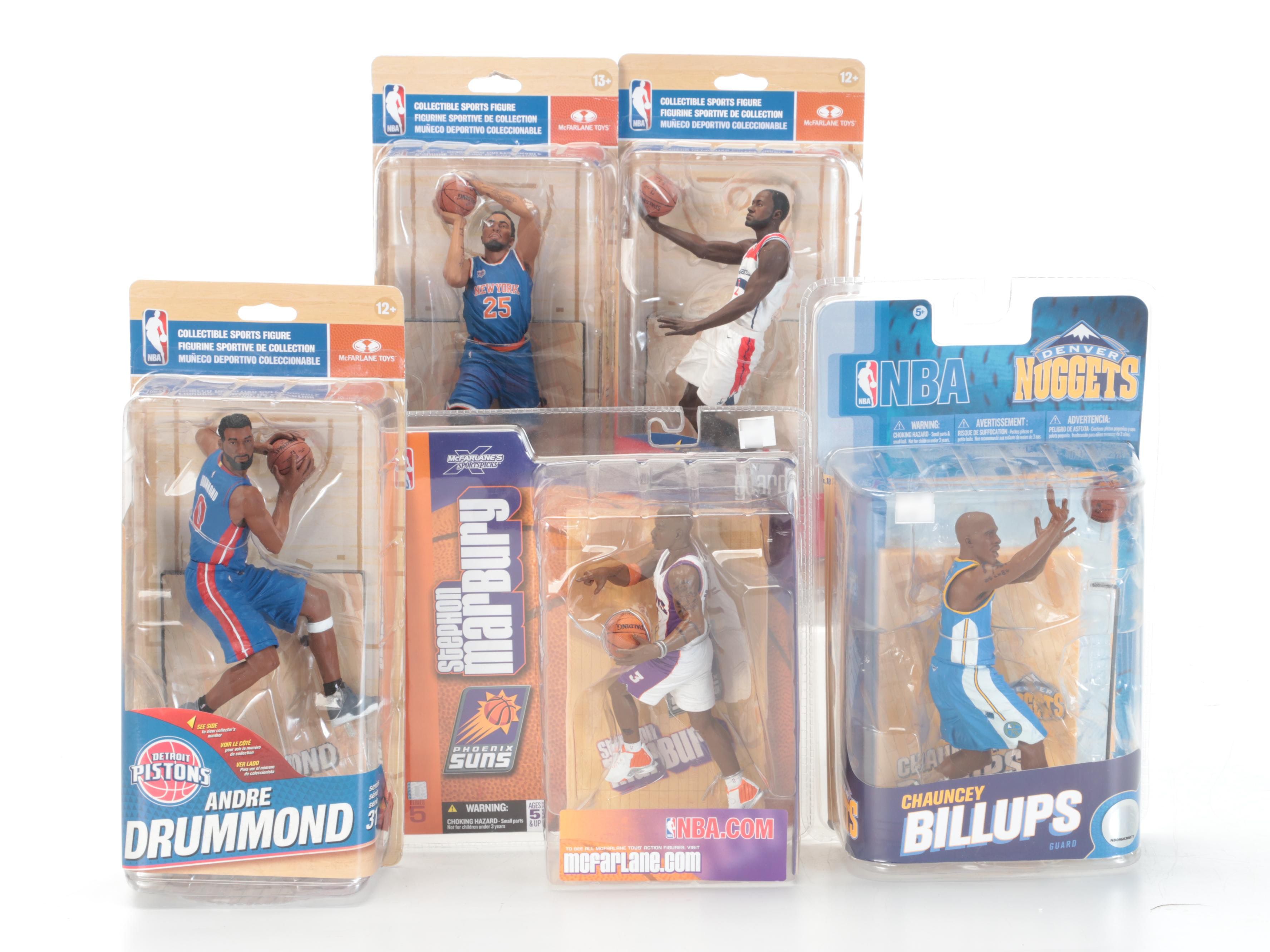 Sealed Macfarlane Basketball Action Figures, with Chris Paul and More
