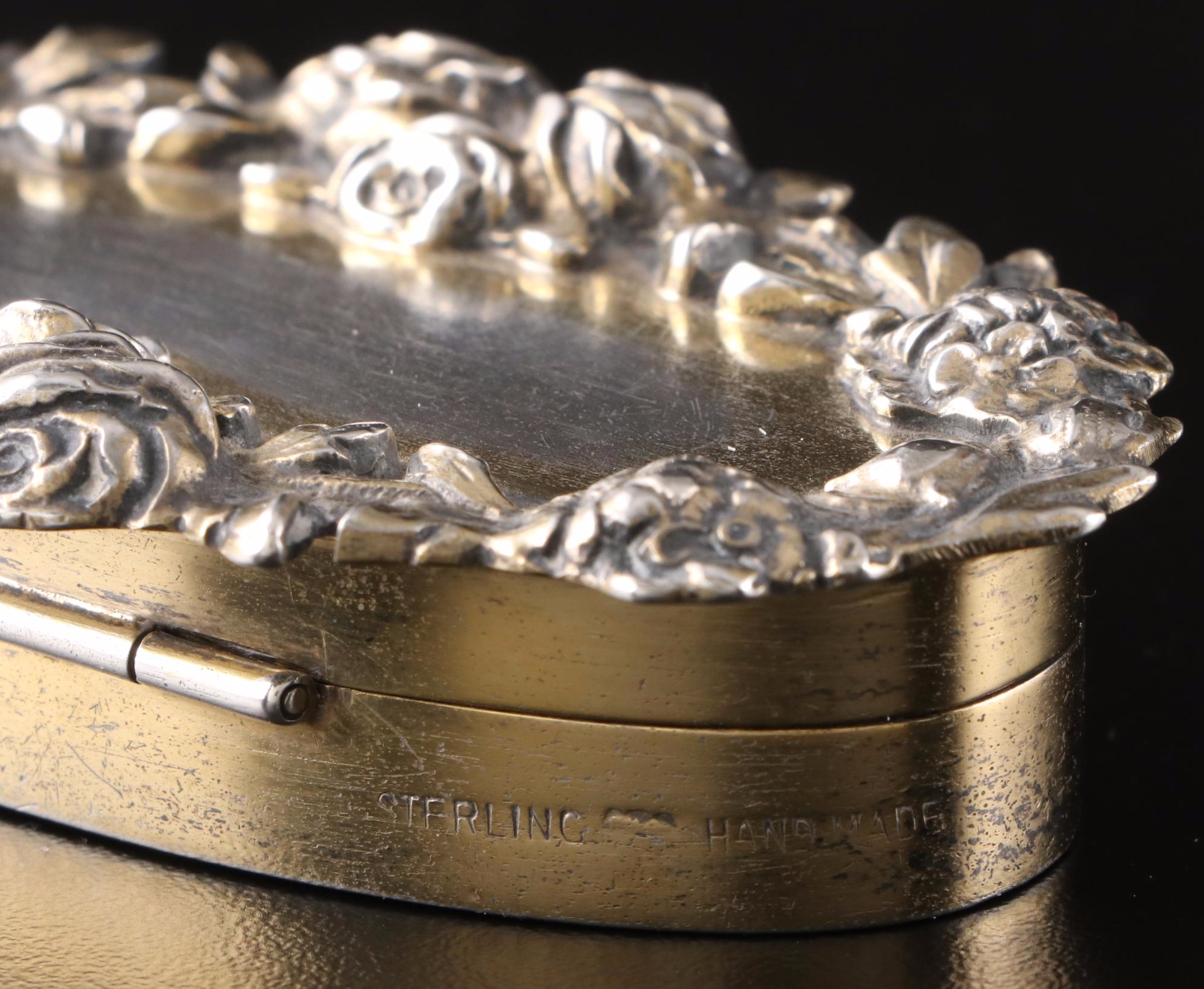 William B. Meyer Gilded Sterling Silver Trinket Box
