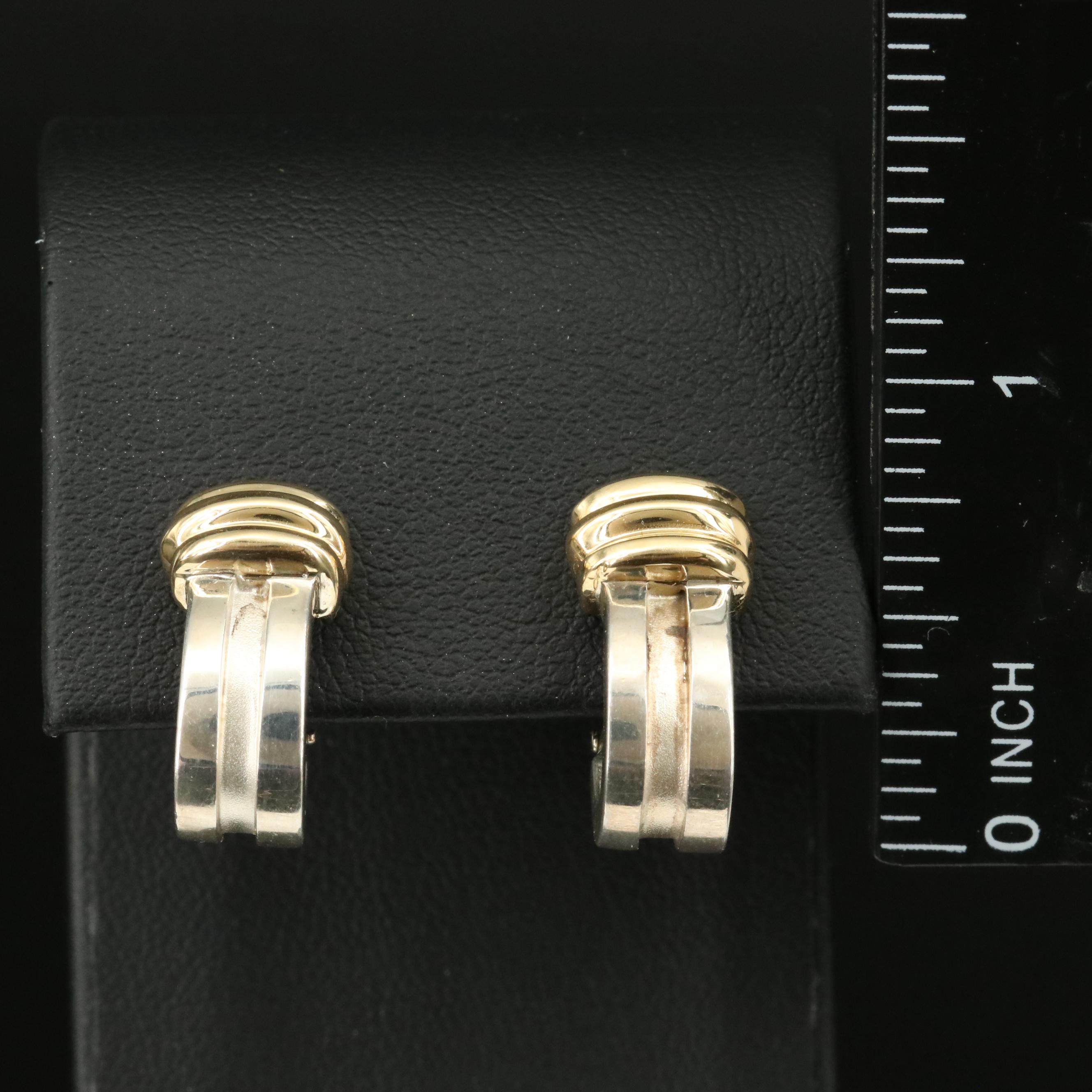 Elsa Peretti for Tiffany & Co. Necklace and 1995 Altas Groove J Hoop Earrings