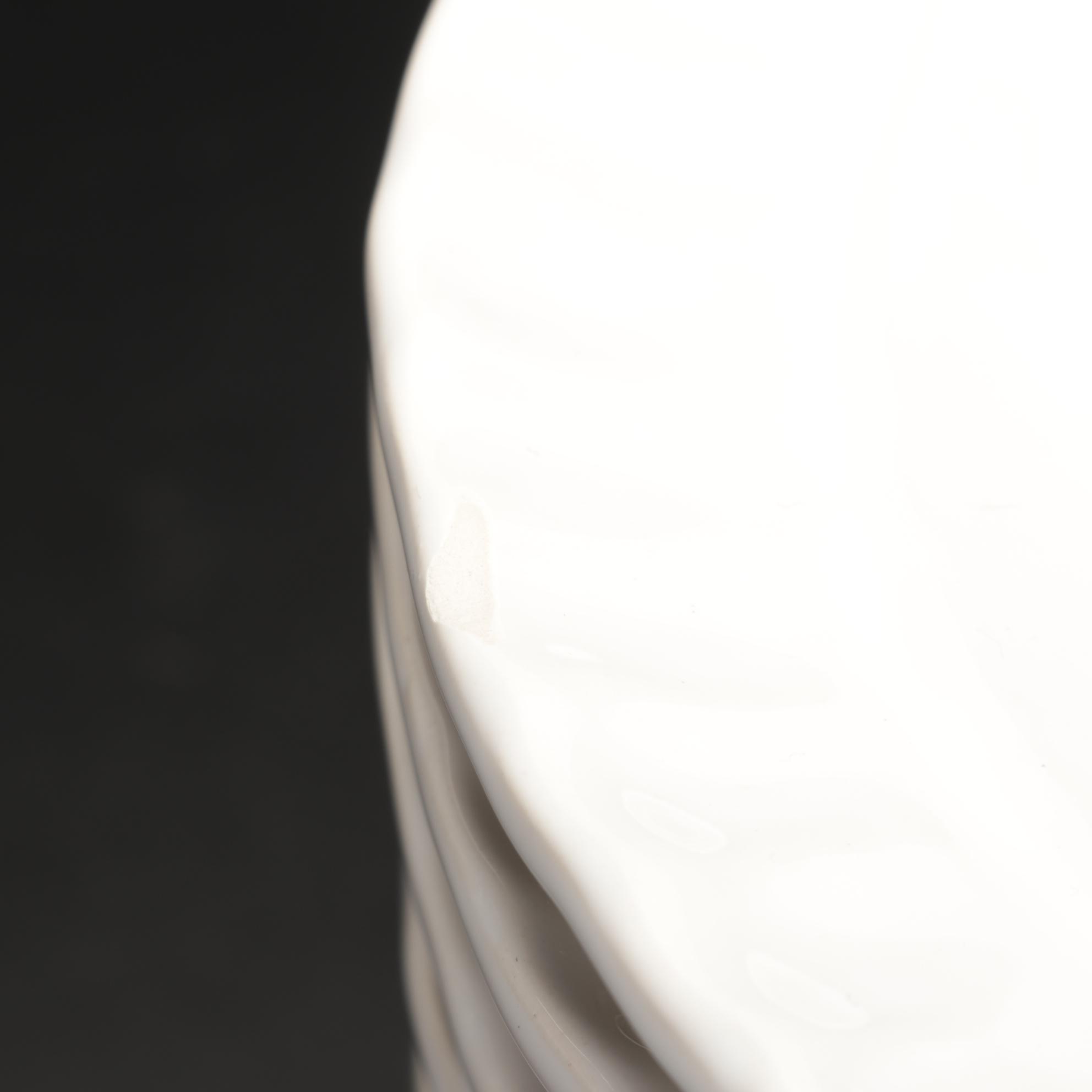 Italian Vietri White Earthenware Plates and Tableware