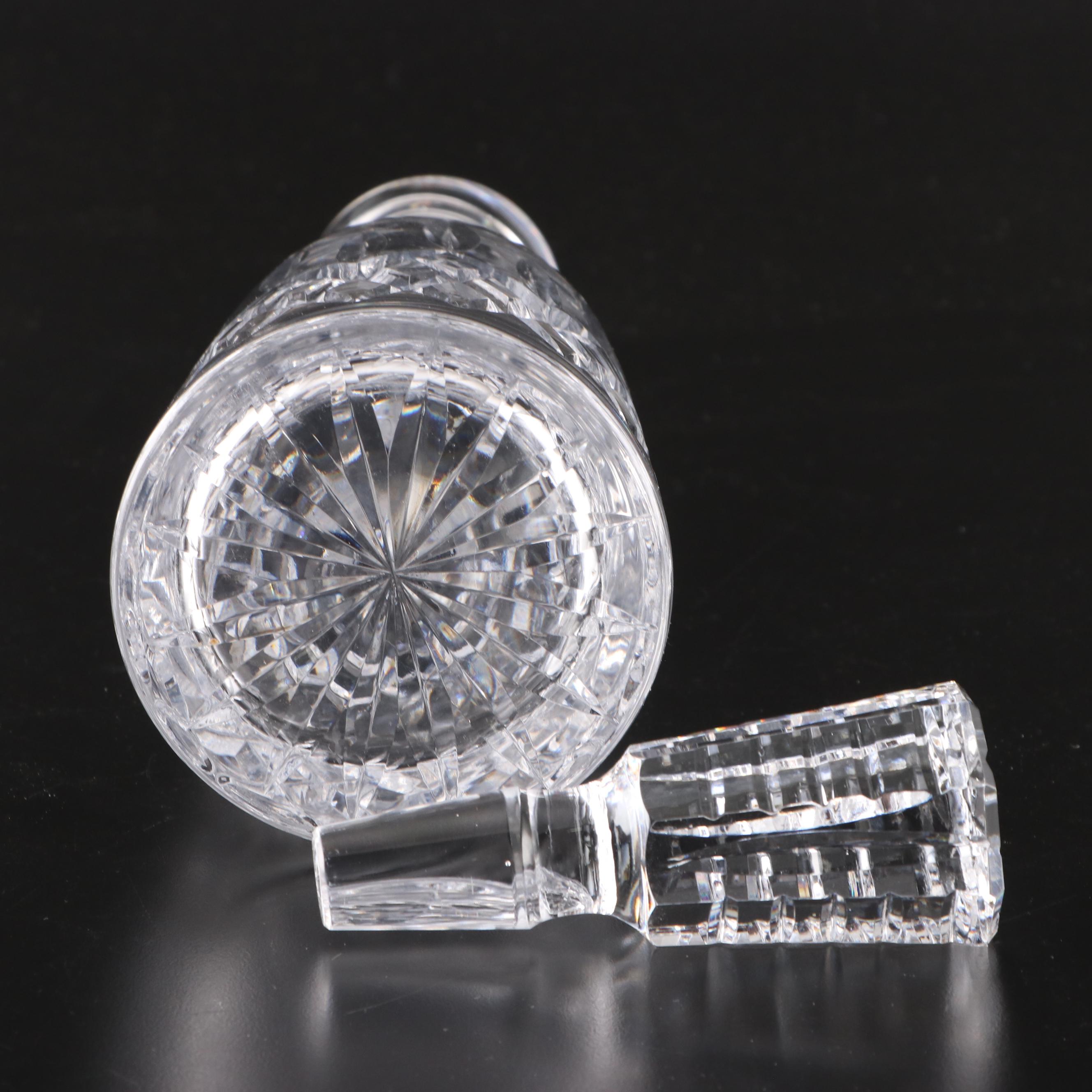 Waterford Crystal "Lismore" Decanter and Clarets with "Avoca" Champagne Coupes
