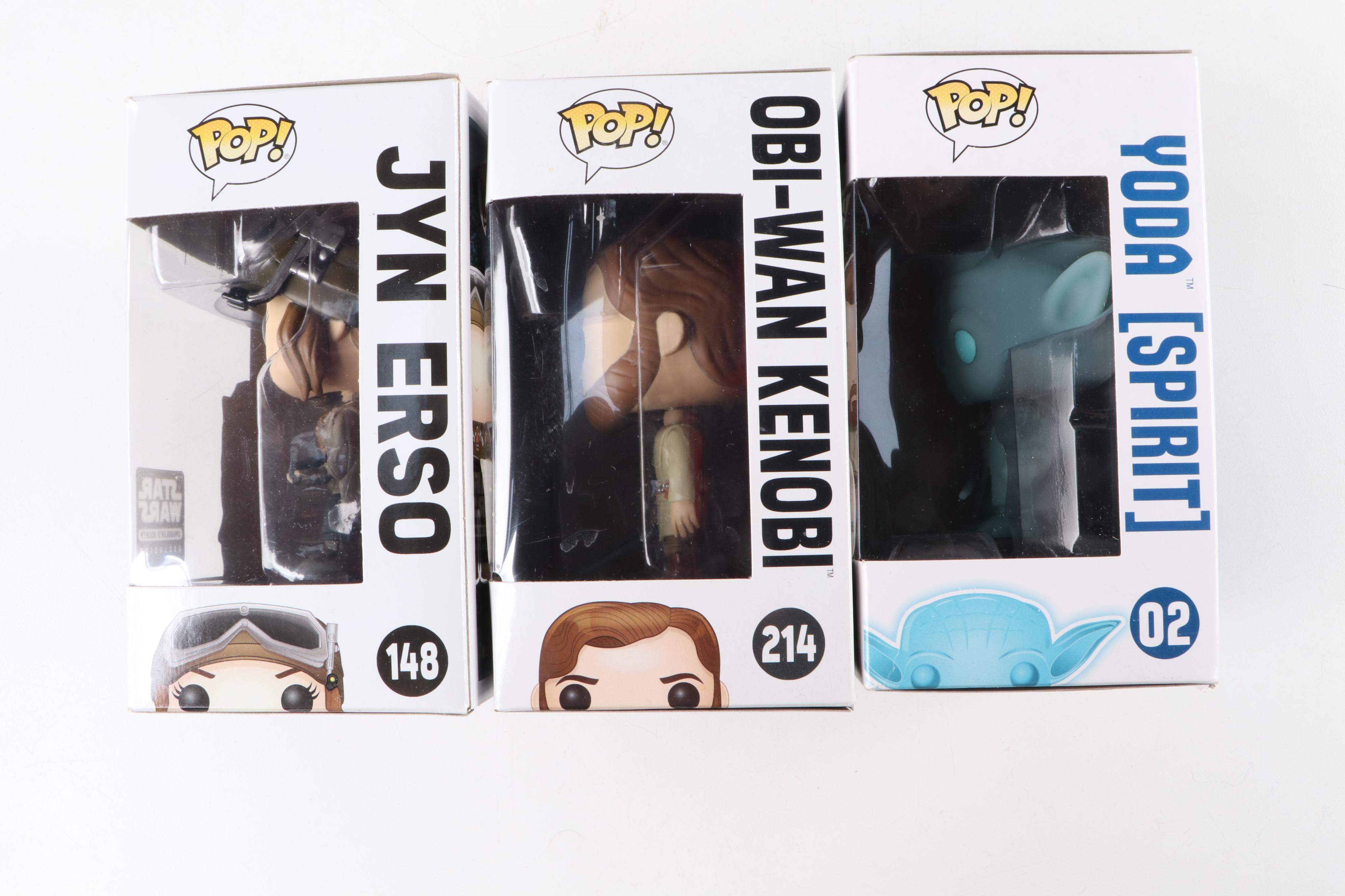 Funko Pop! "Stars Wars" Bobbleheads Including Darth Maul, Spirit Yoda, and More