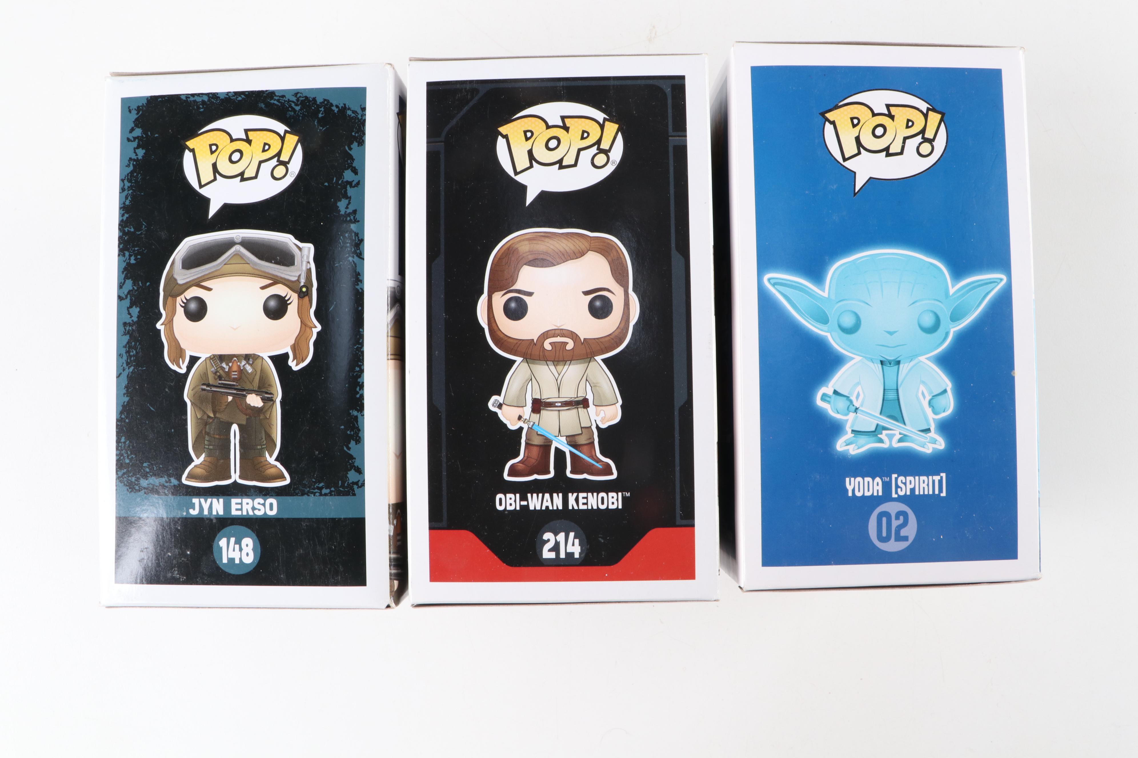 Funko Pop! "Stars Wars" Bobbleheads Including Darth Maul, Spirit Yoda, and More