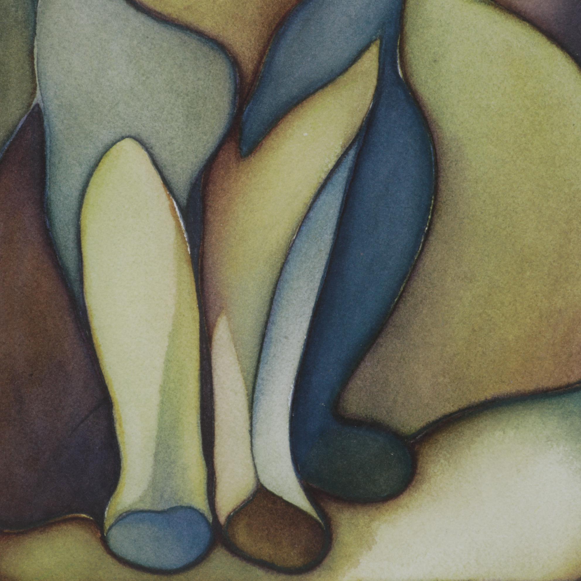 Lauren Smith Richards Offset Lithographs of Cats, 21st Century