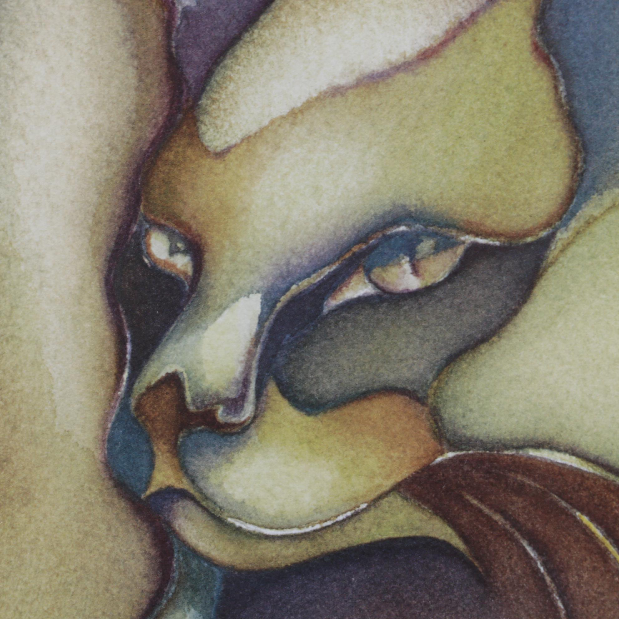 Lauren Smith Richards Offset Lithographs of Cats, 21st Century