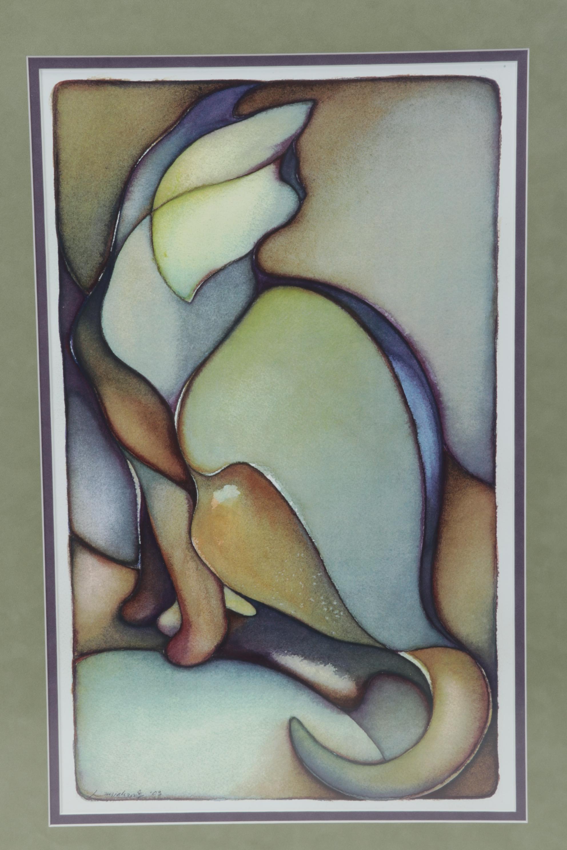 Lauren Smith Richards Offset Lithographs of Cats, 21st Century