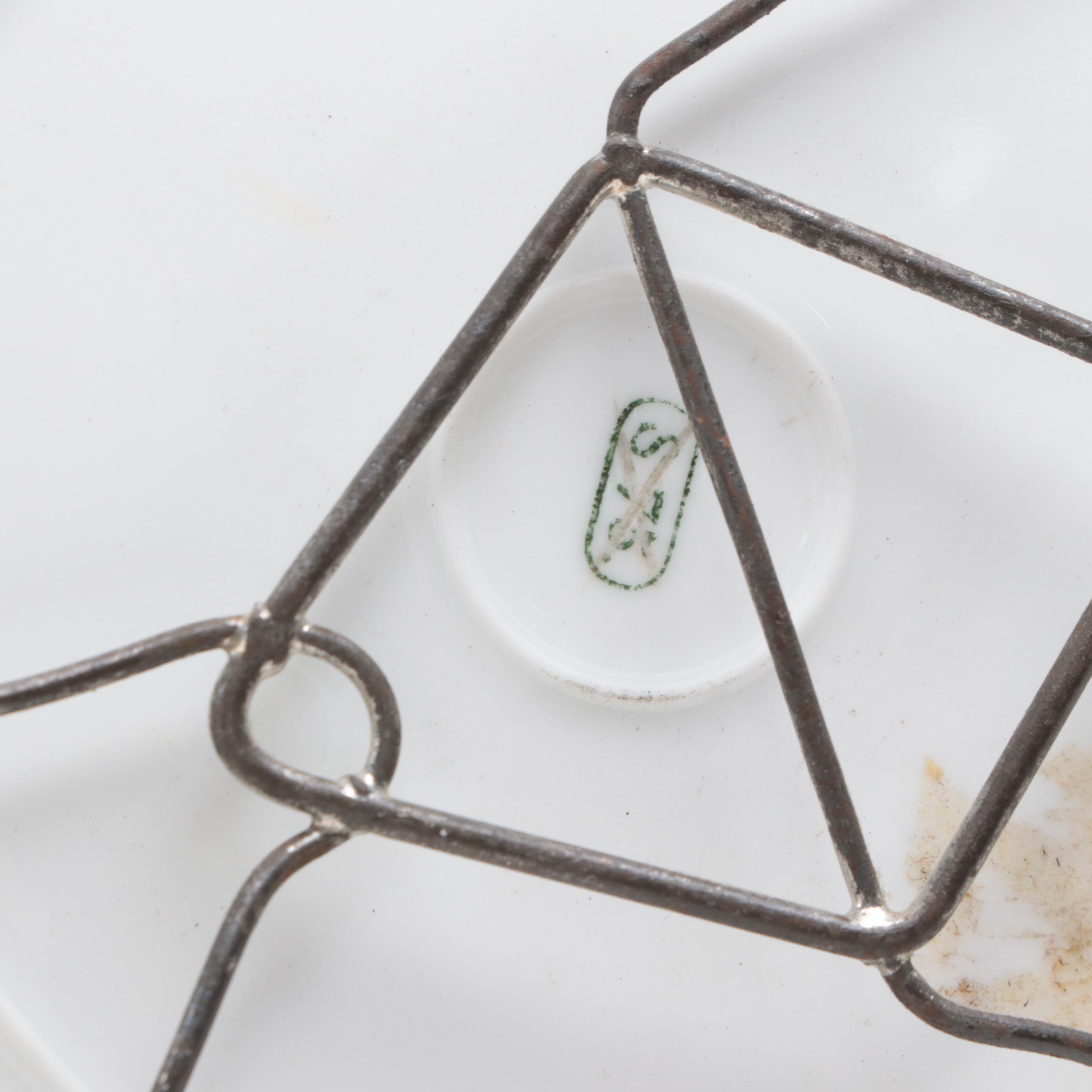 Sevres Porcelain Bleu Celeste Cabinet Plate, 1875