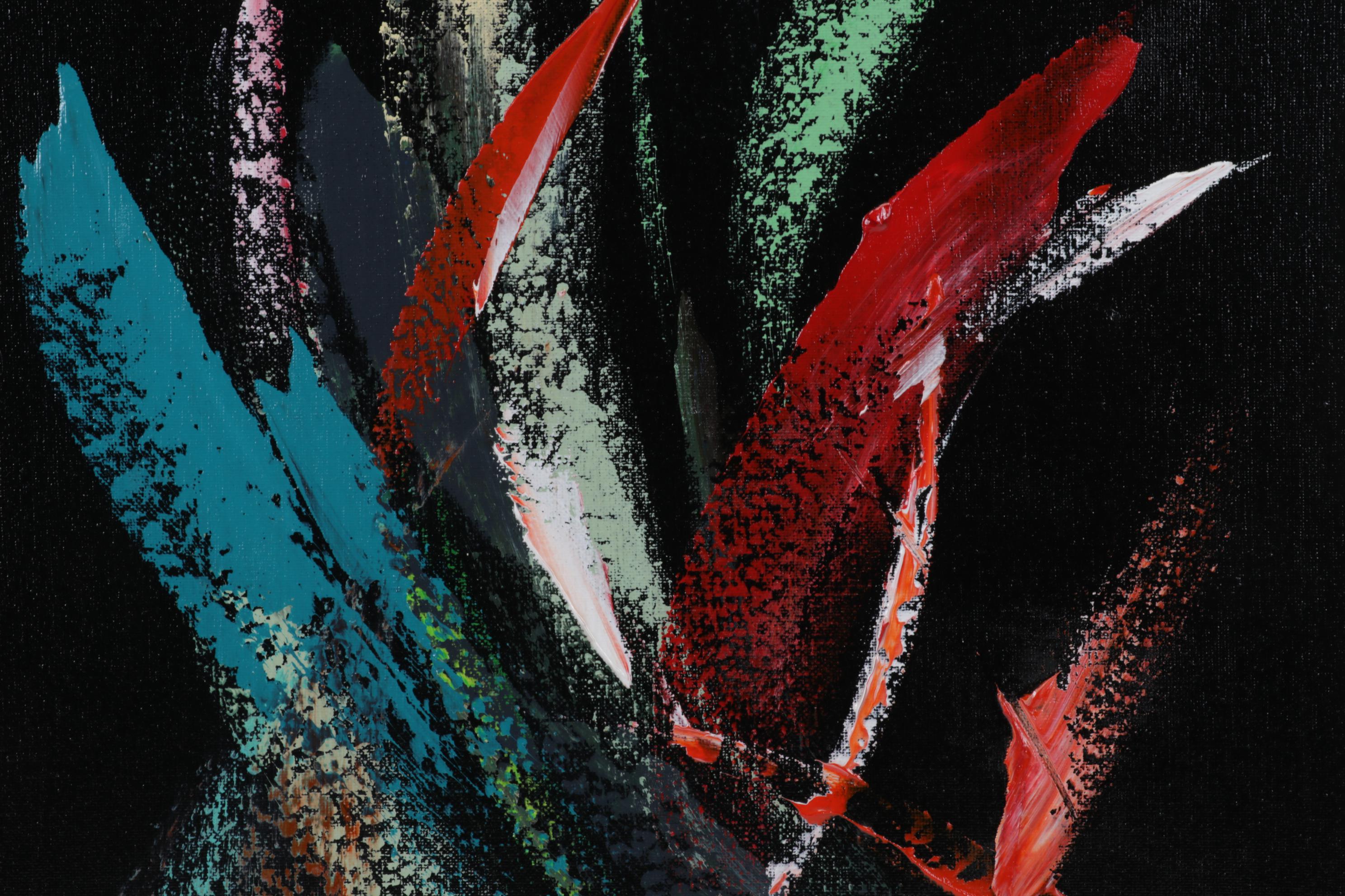 Farshad Lanjani Abstract Acrylic Painting, 21st Century