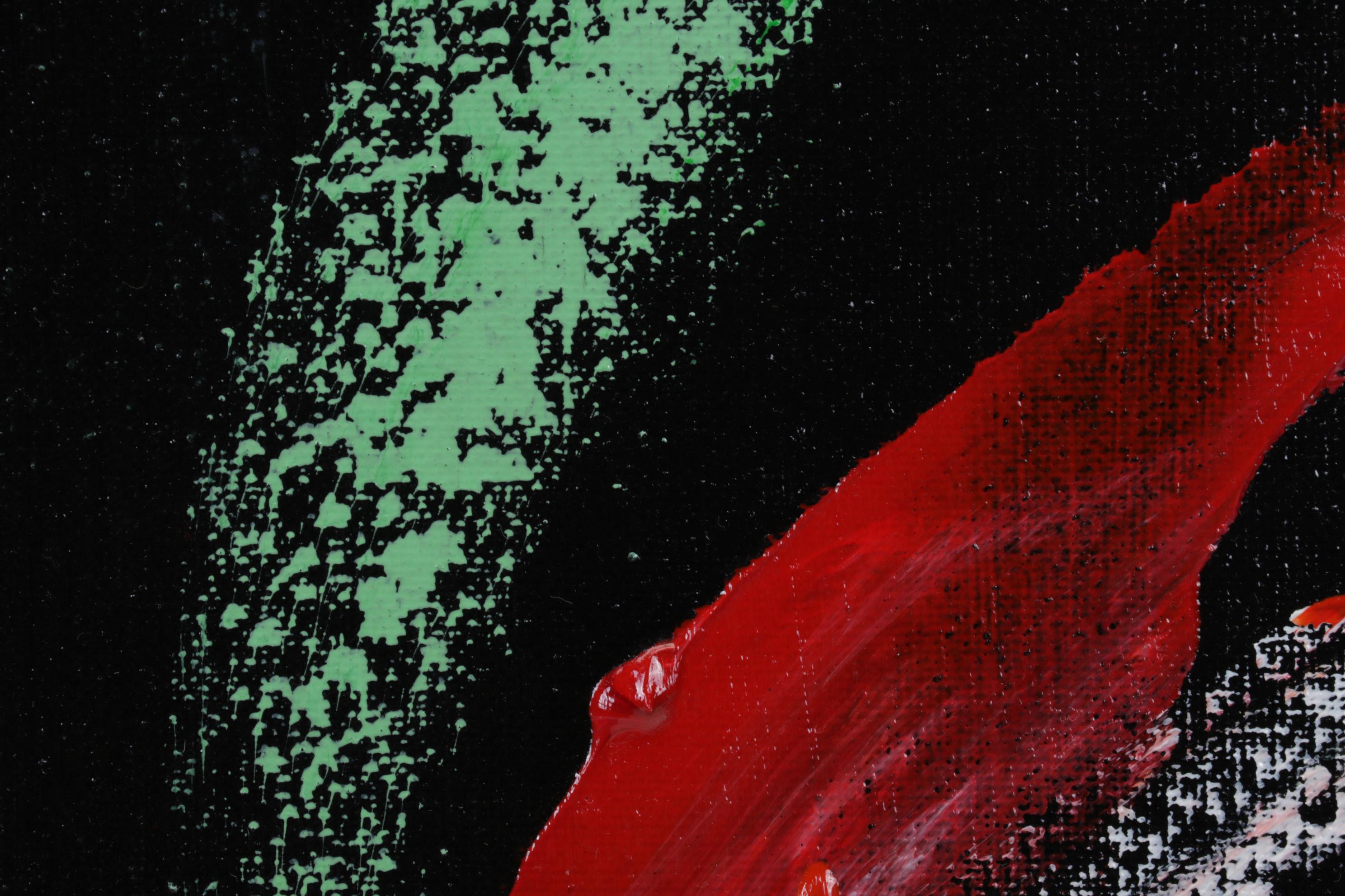 Farshad Lanjani Abstract Acrylic Painting, 21st Century