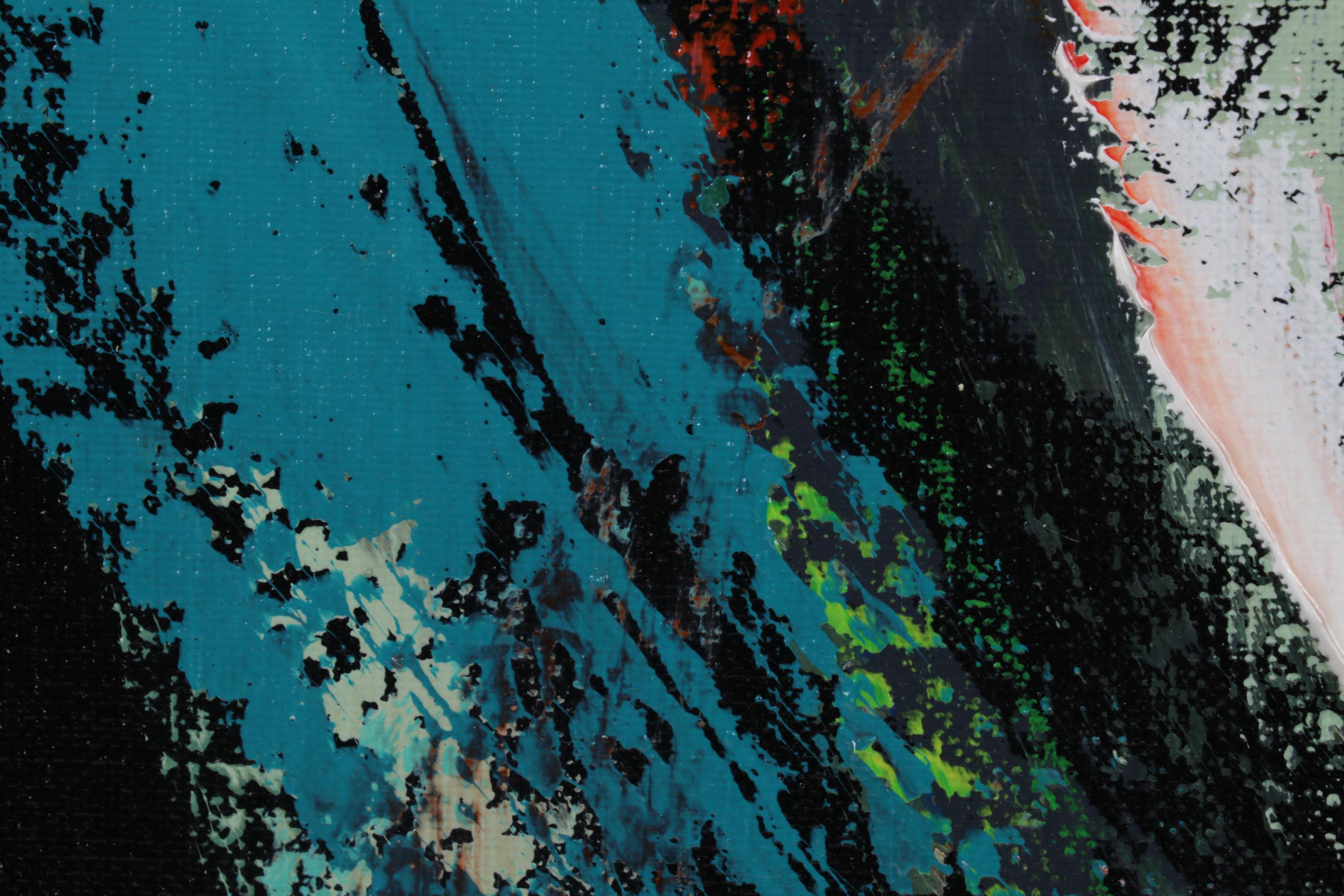 Farshad Lanjani Abstract Acrylic Painting, 21st Century