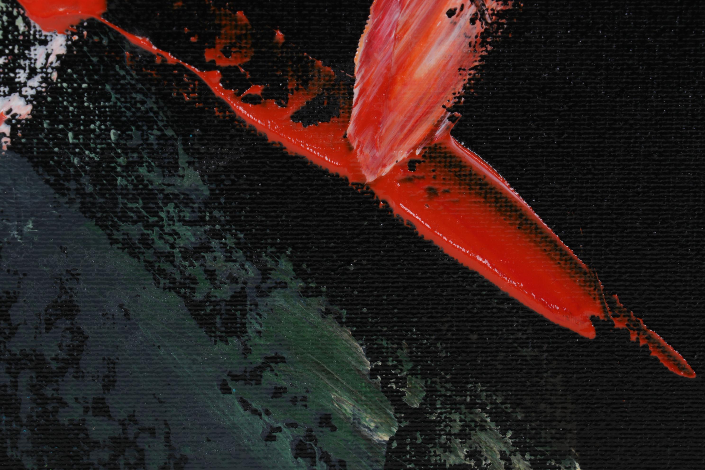 Farshad Lanjani Abstract Acrylic Painting, 21st Century