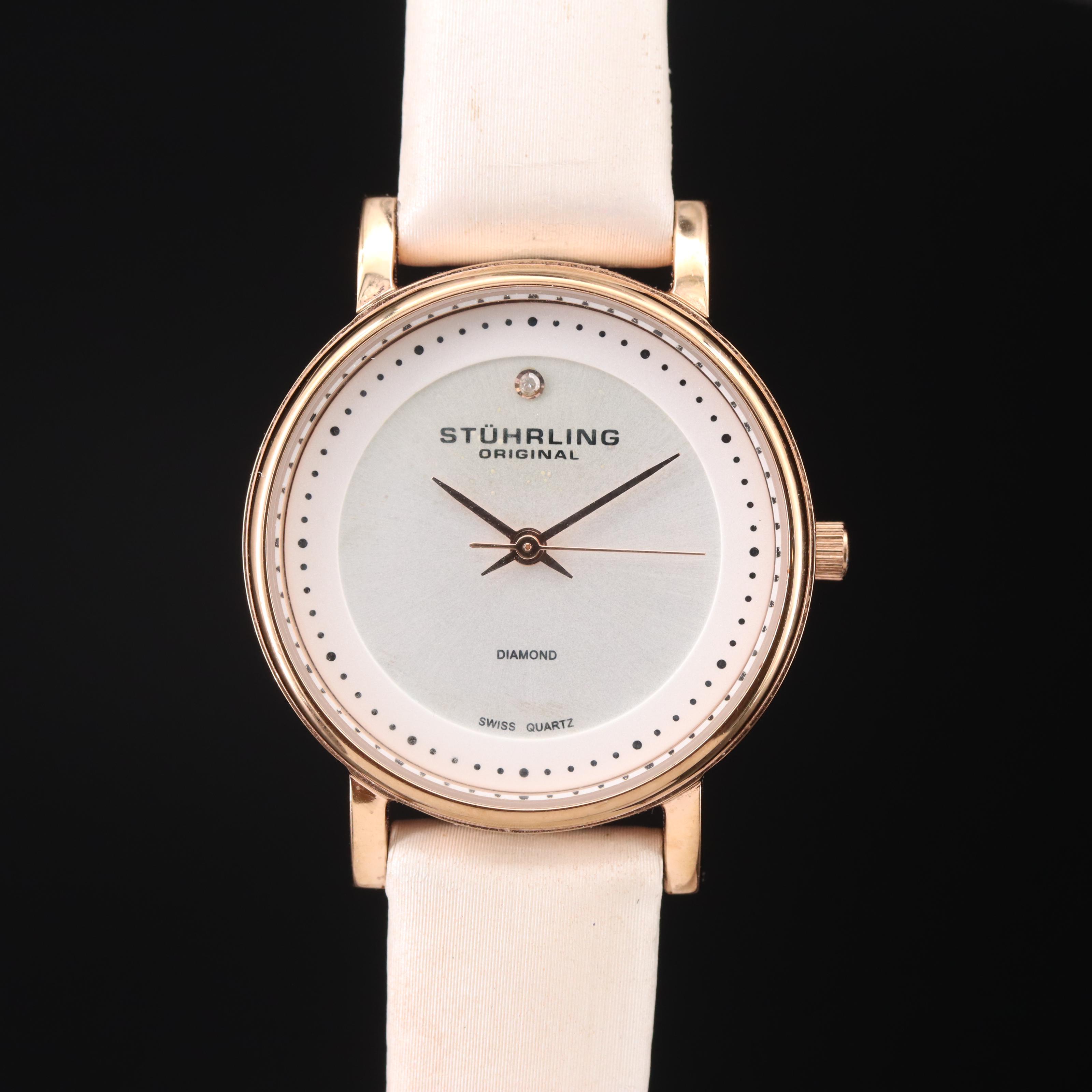 Stührling Original Diamond Accent Watch