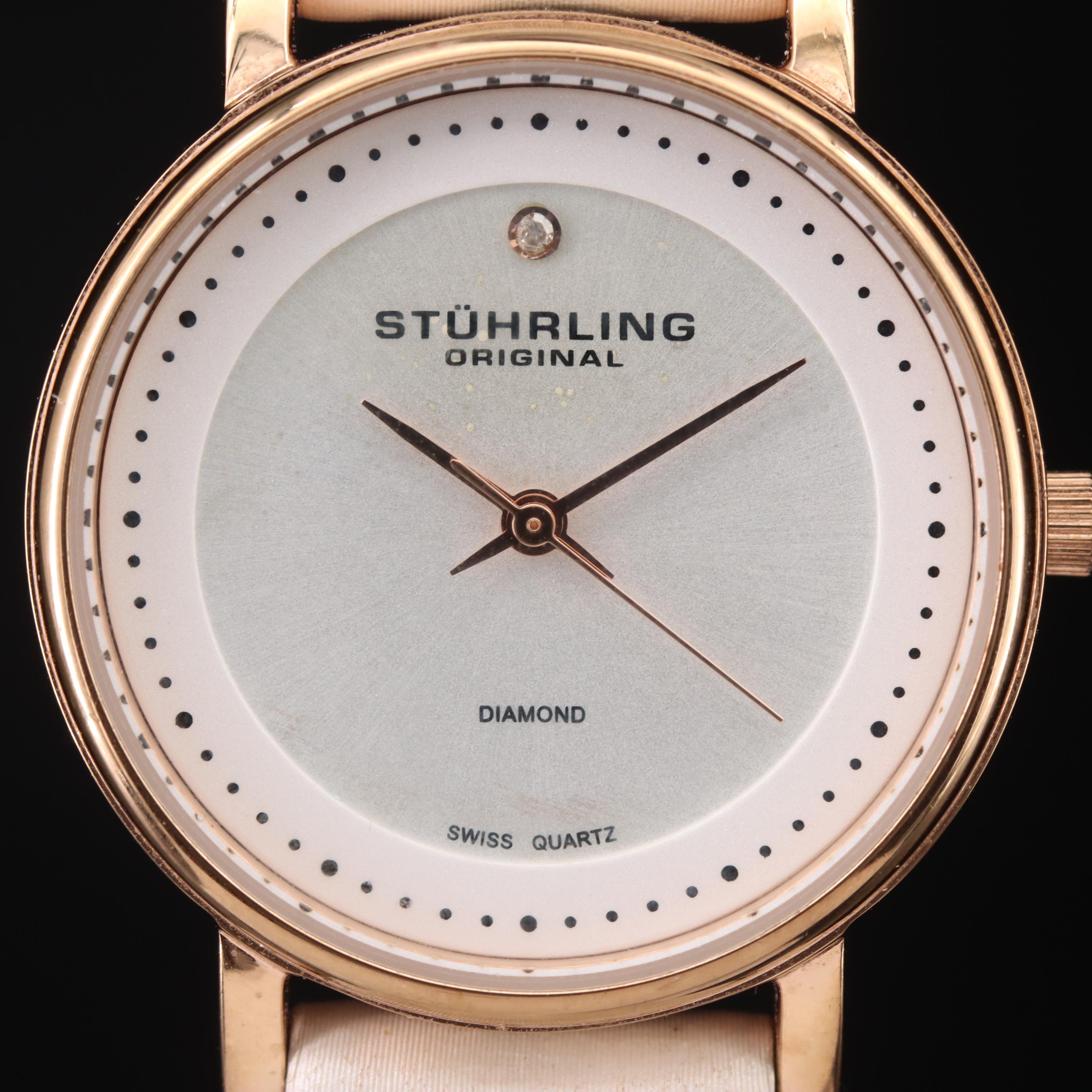 Stührling Original Diamond Accent Watch