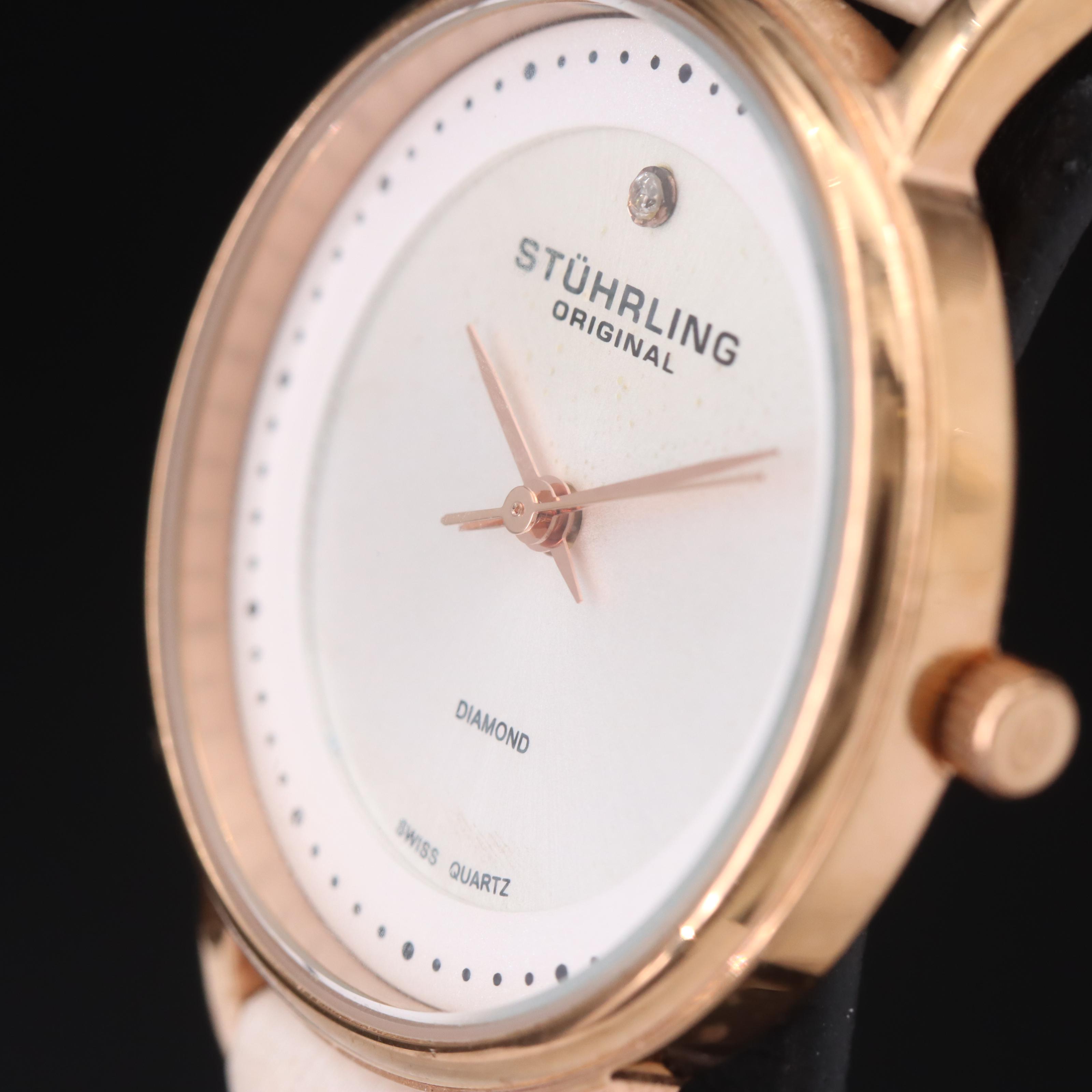Stührling Original Diamond Accent Watch