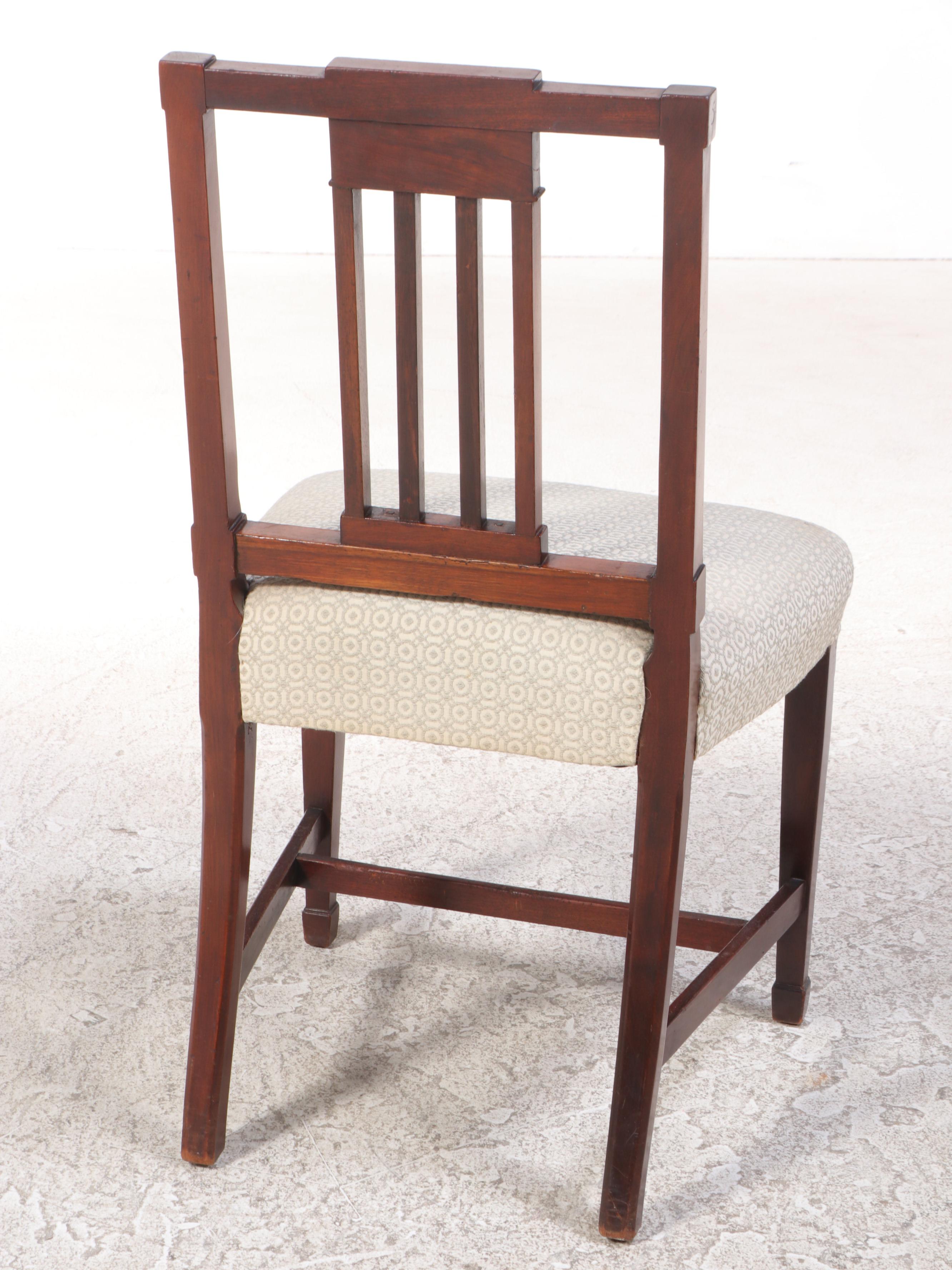 George III Style Chair w/ Federal Style Reproduction of George Washington's Desk