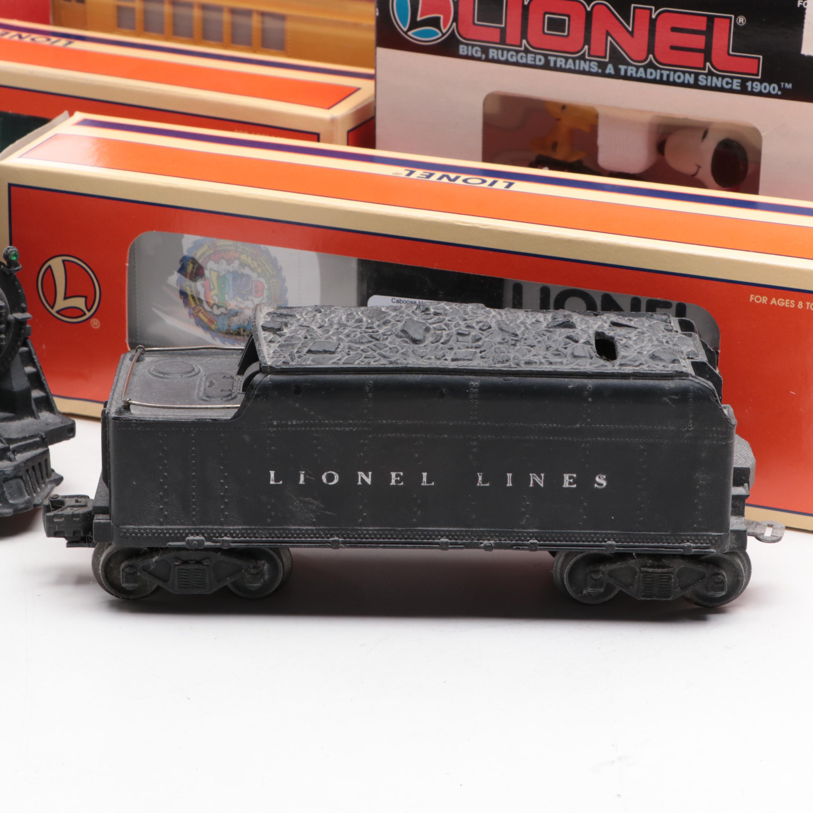 Lionel Trains Locomotive, Snoopy & Woodstock Handcar, Lionelville Trolley, More
