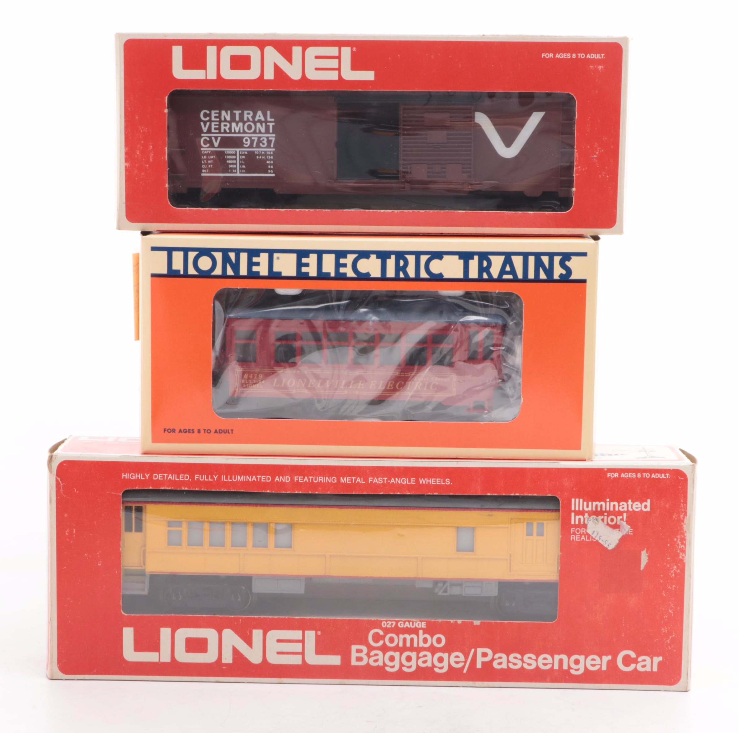 Lionel Trains Locomotive, Snoopy & Woodstock Handcar, Lionelville Trolley, More