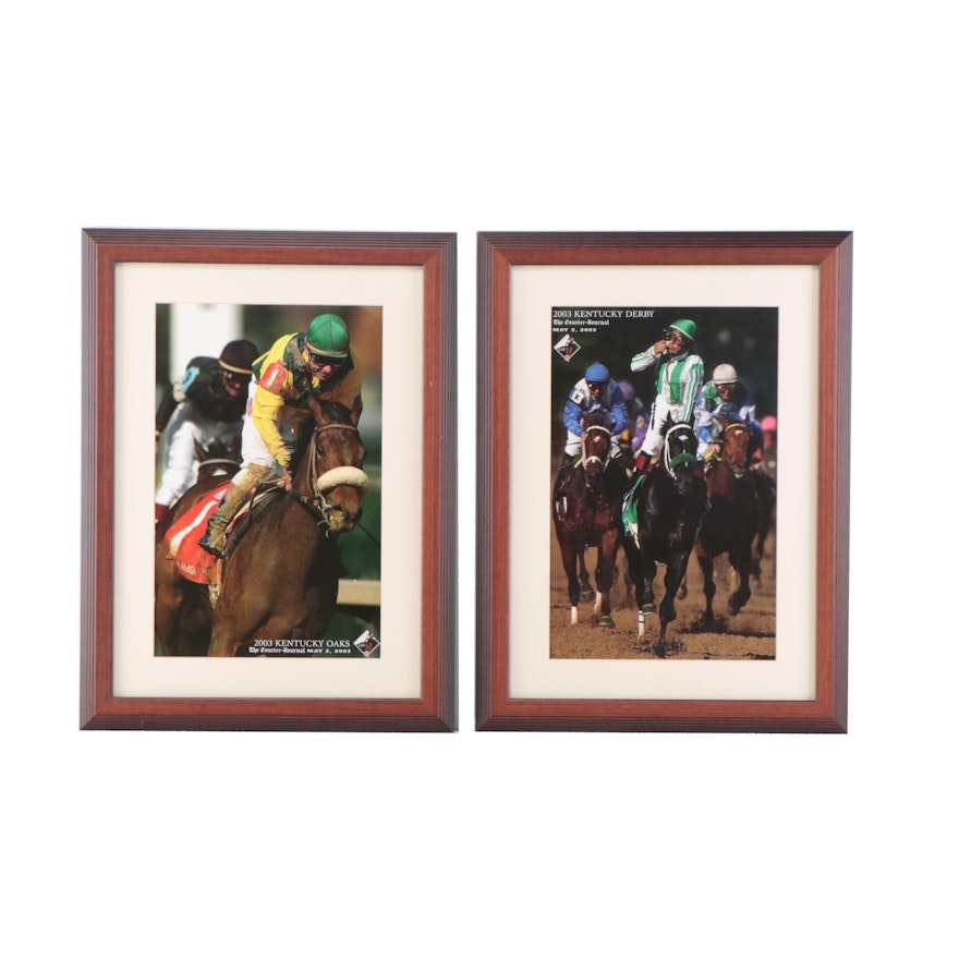 Kentucky Derby and Kentucky Oaks Offset Lithograph Posters, Contemporary