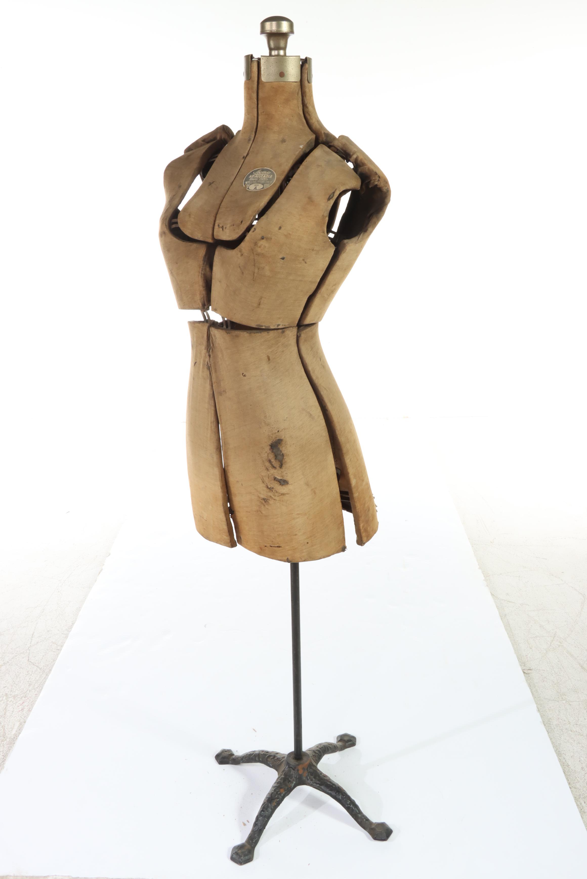 Acme Size A Adjustable Dress Form