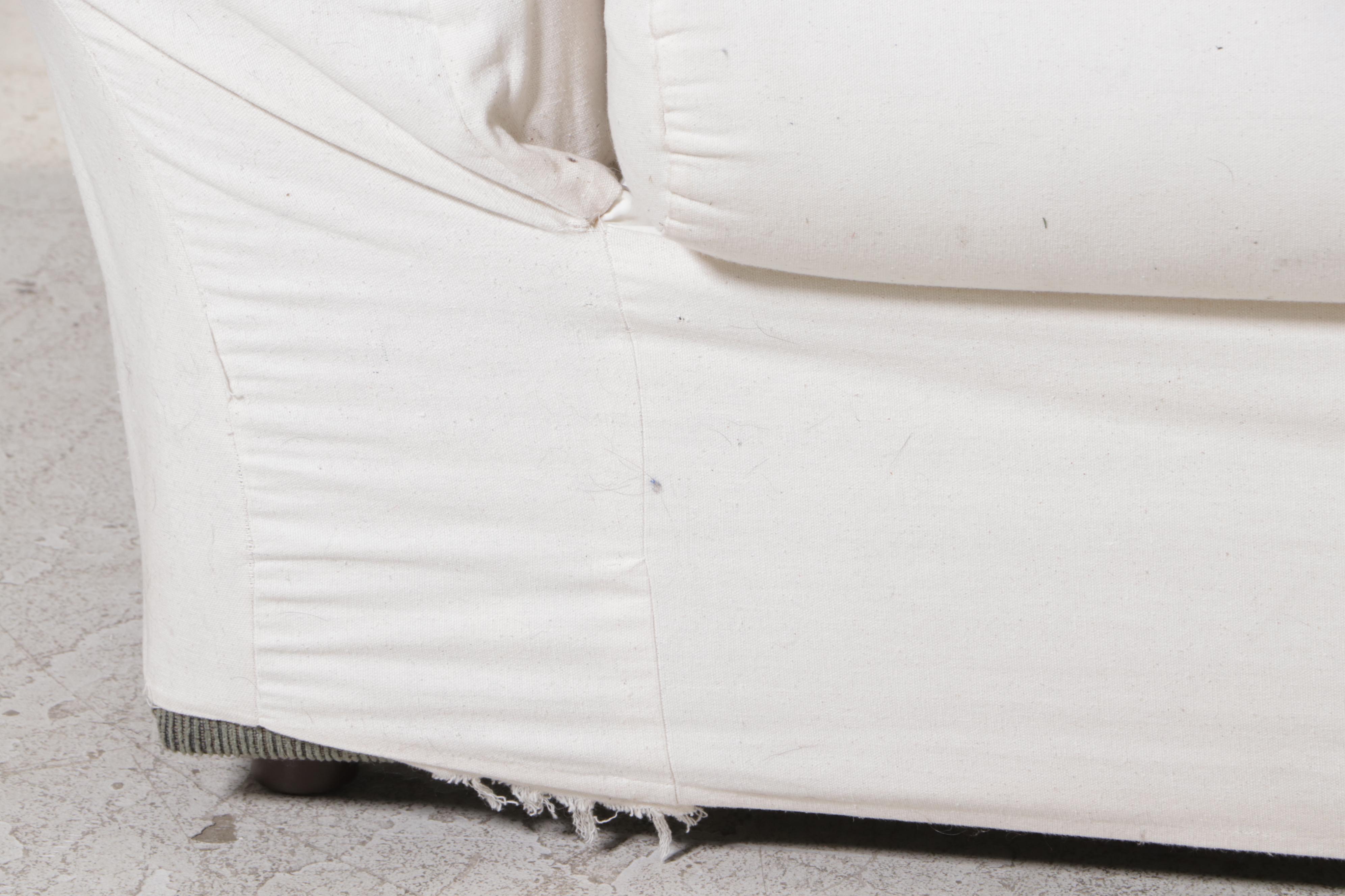 Golden Chair Contemporary Fabric Upholstered Sofa With Slipcover