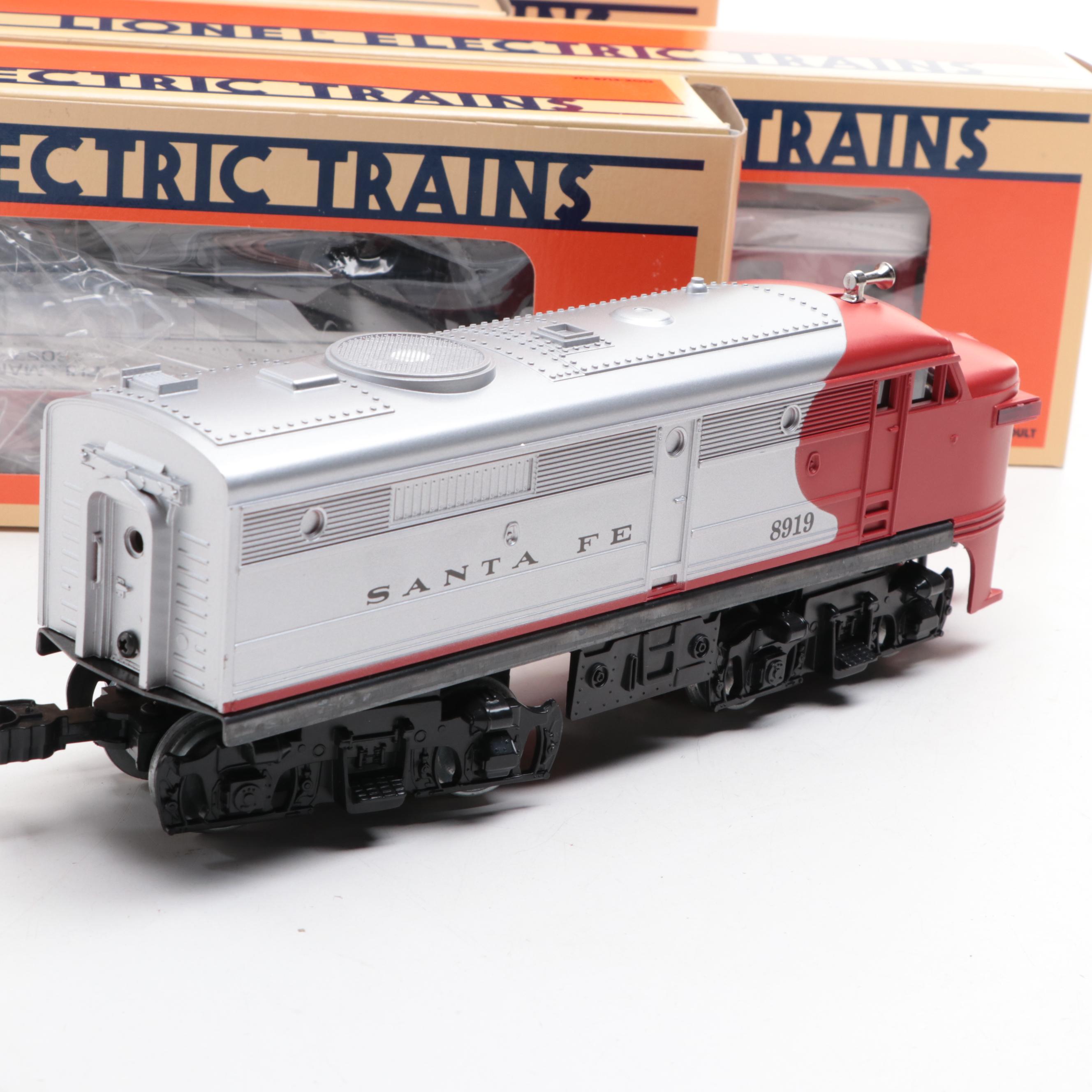 Lionel Santa Fe Alco A-Unit with Passenger and Observation Cars