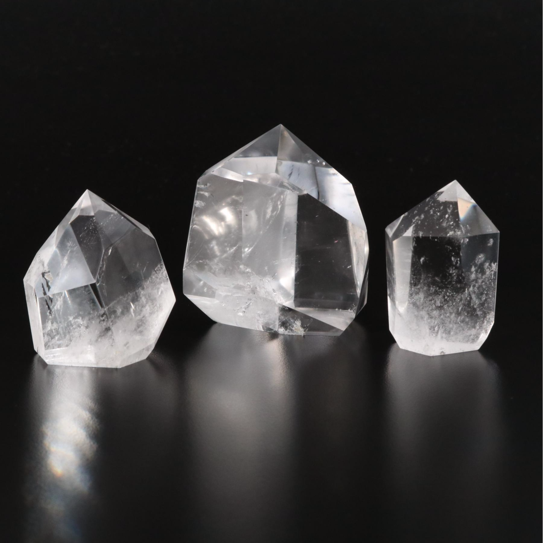 Rock Crystal Quartz Crystal Specimens