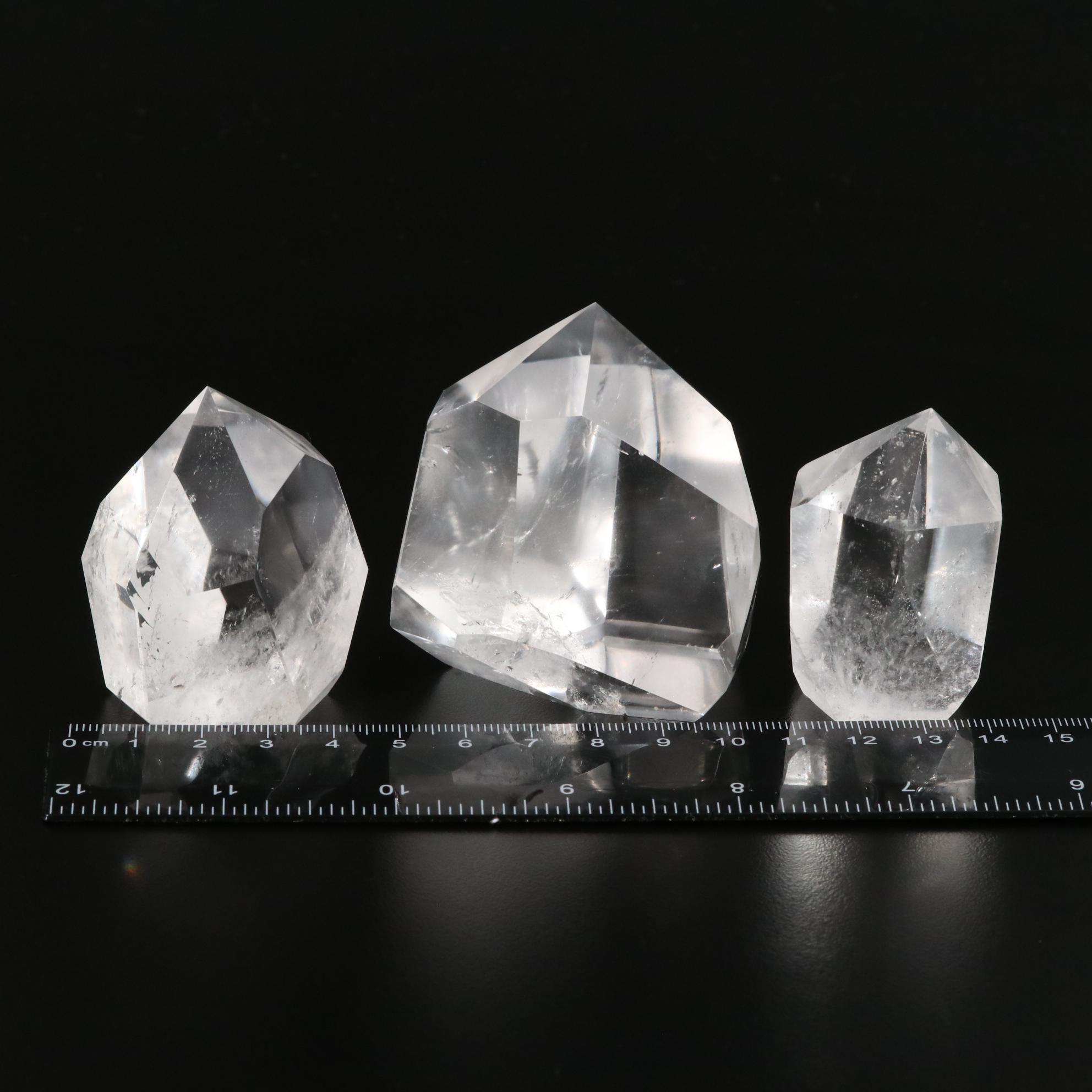 Rock Crystal Quartz Crystal Specimens
