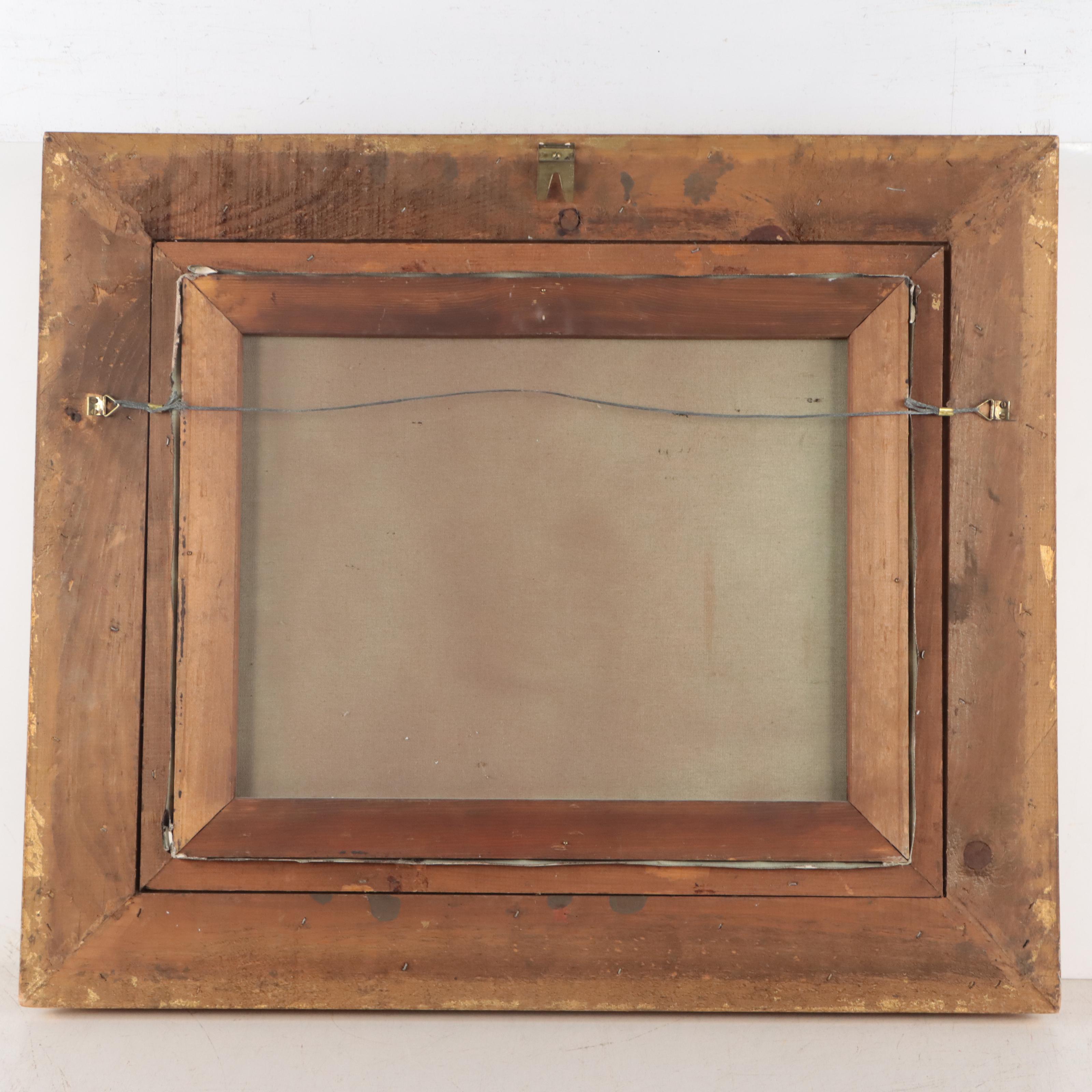 Oil Painting After Jean-Baptiste-Camille Corot "Ville-d'Avray"