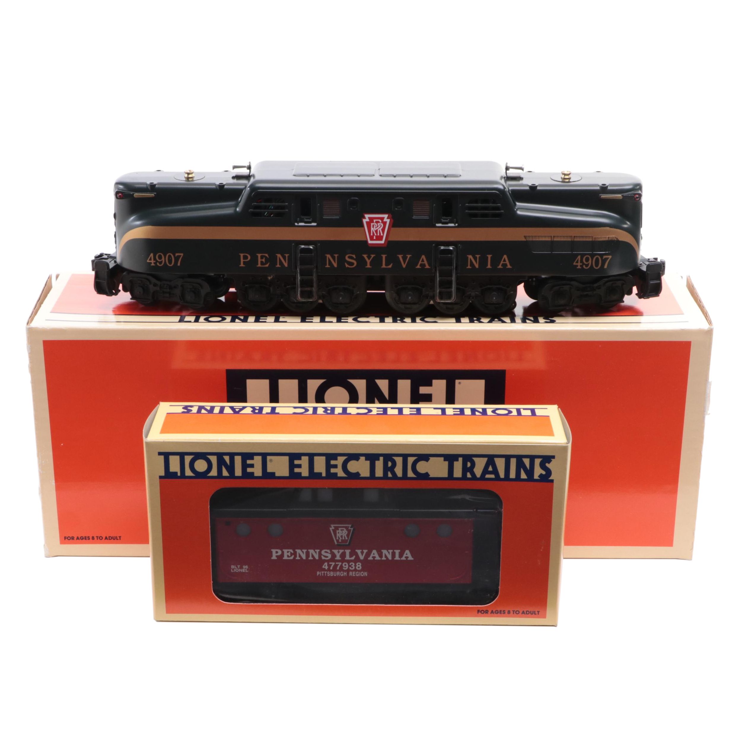 Lionel Pennsylvania Railroad Electric Locomotive and Caboose