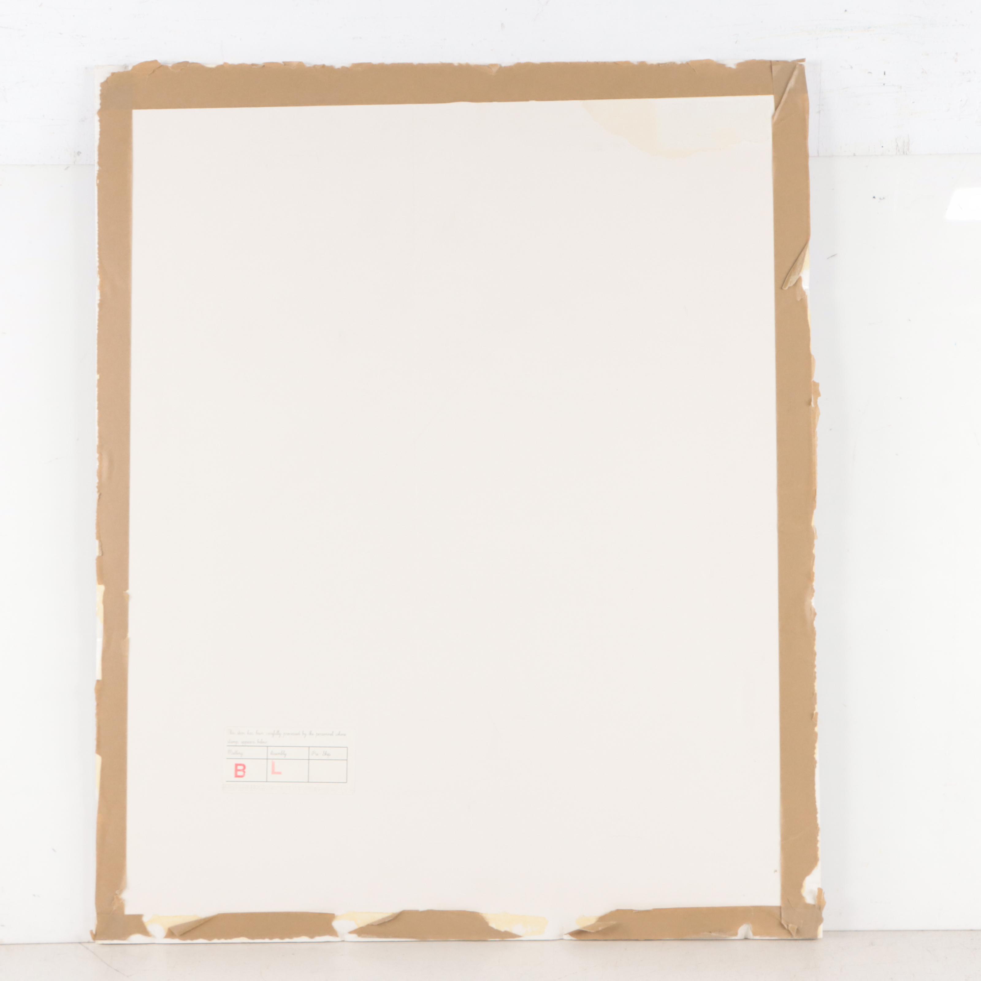 Anatole Krasnyansky Embellished Serigraph "Running Jester II"