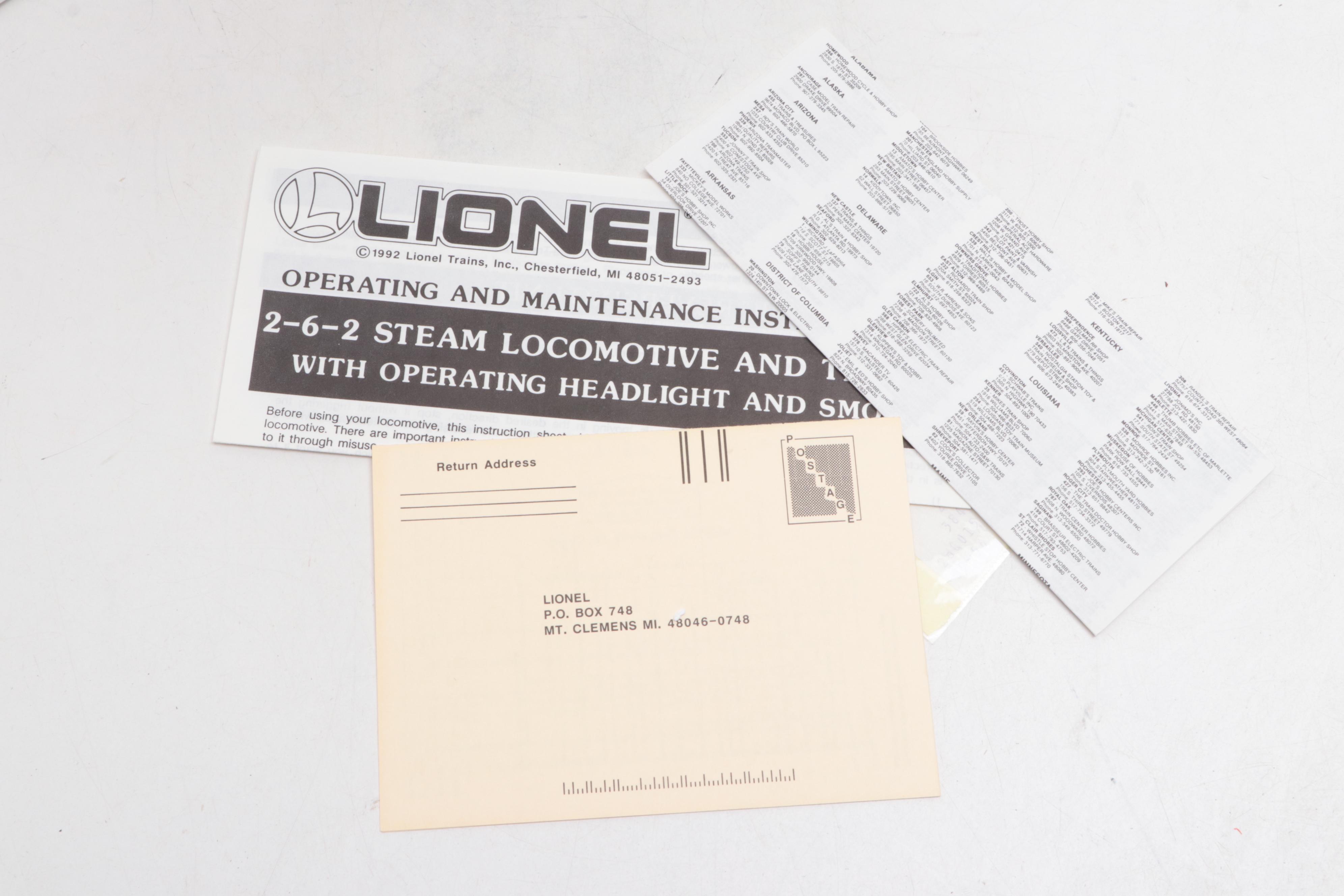 Lionel Trains Delaware and Hudson Locomotive and Tender Car with Caboose, More