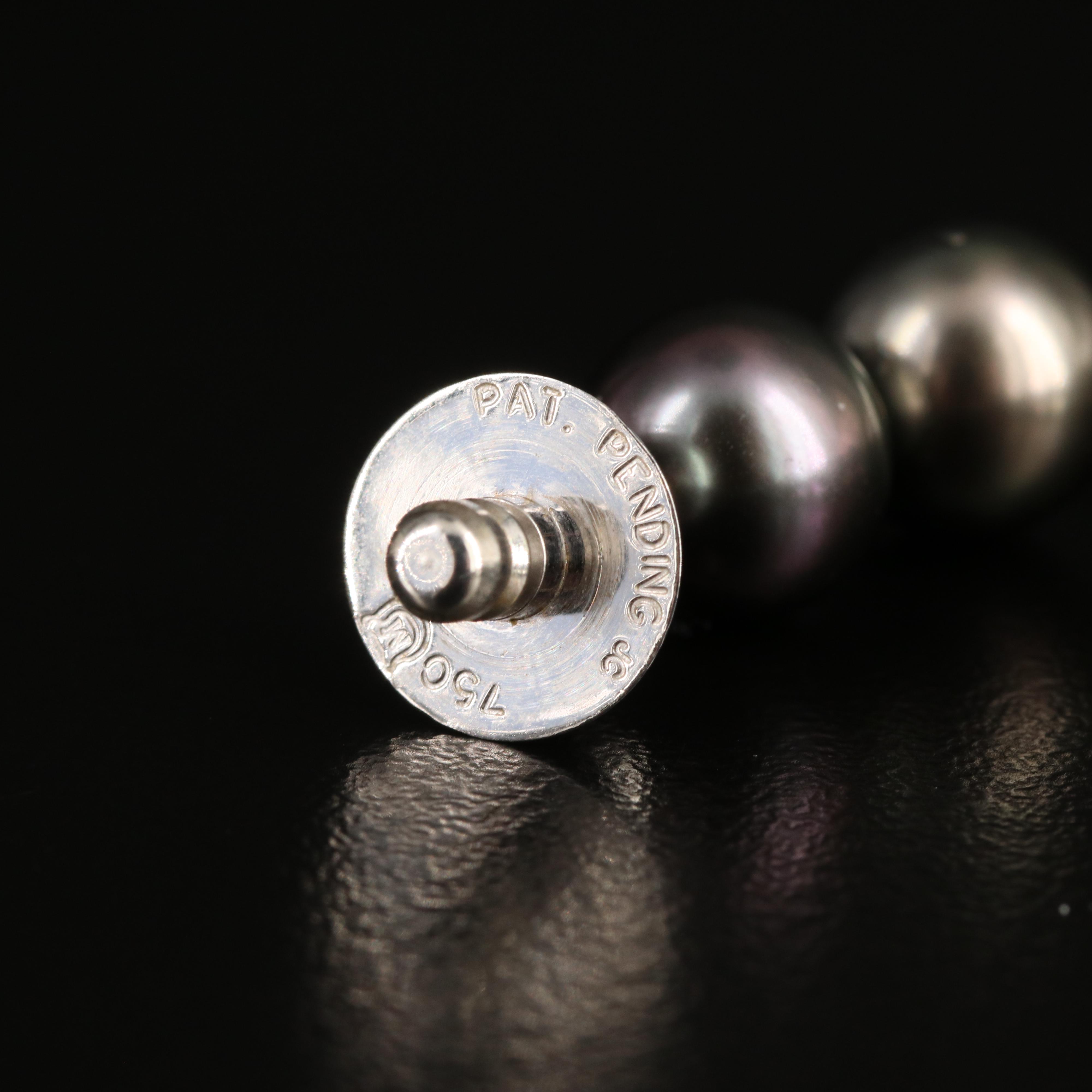 Mikimoto Graduated Pearl Necklace with 18K and Diamond Clasp