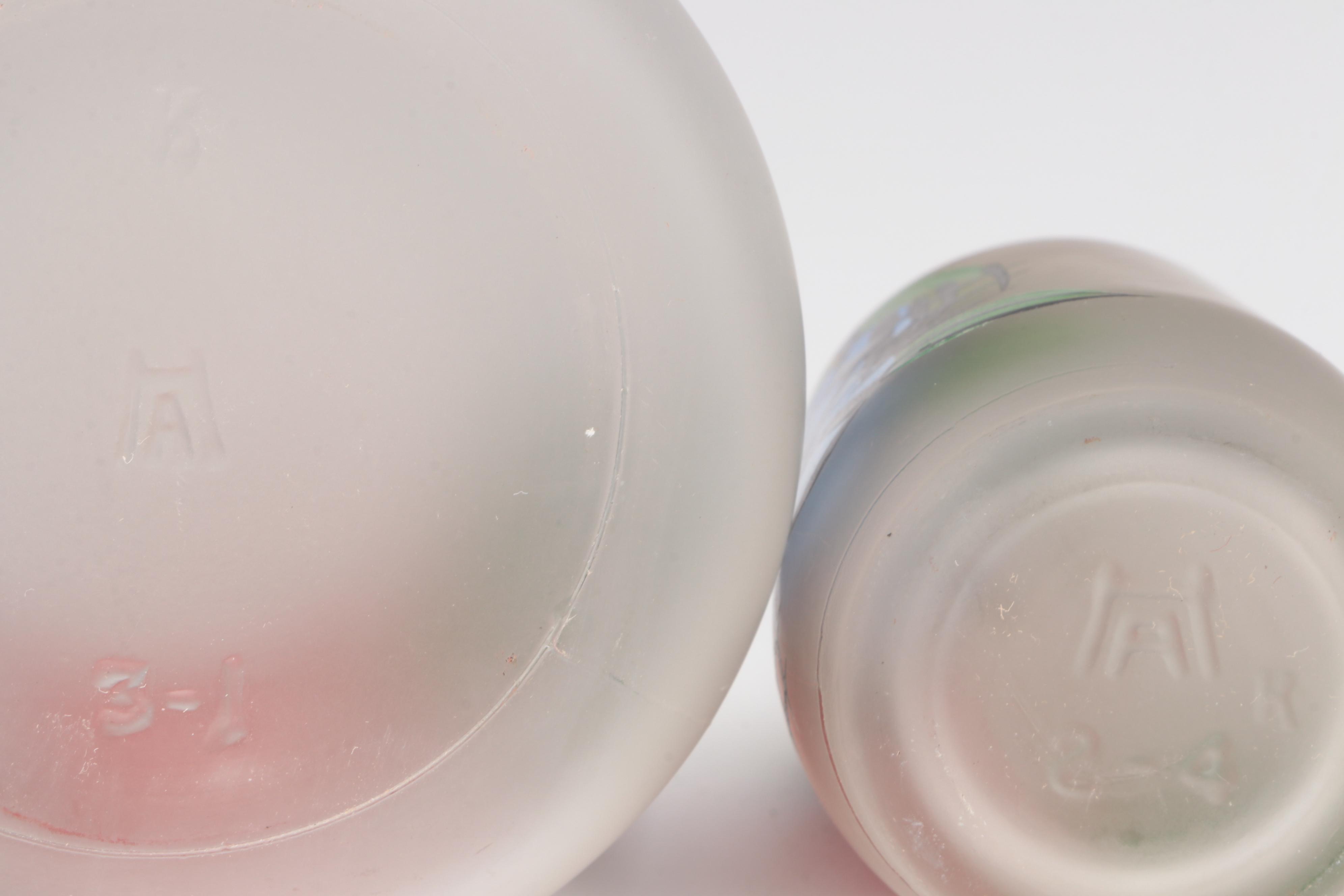 Anchor Hocking Fire-King "Fruit" Tableware with Cobalt Glass Dinnerware