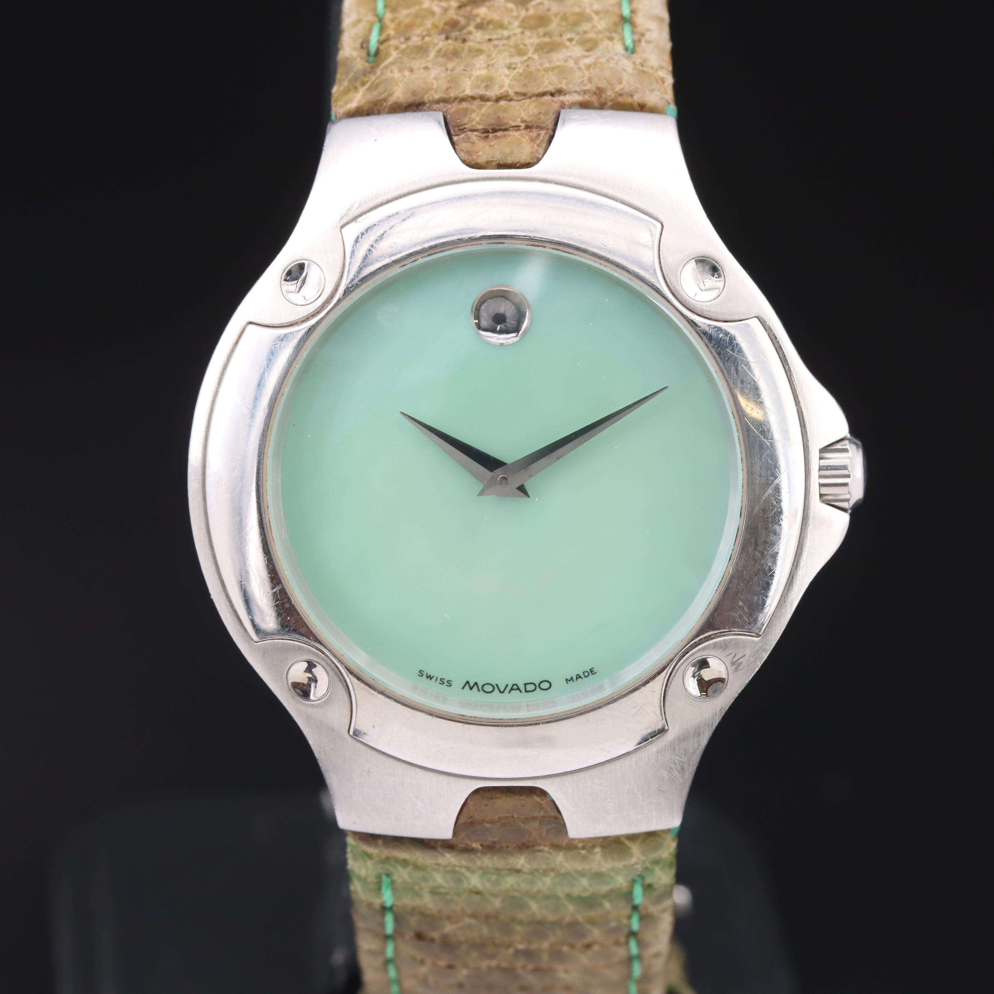 Movado Seafoam Mother-of-Pearl Dial Watch