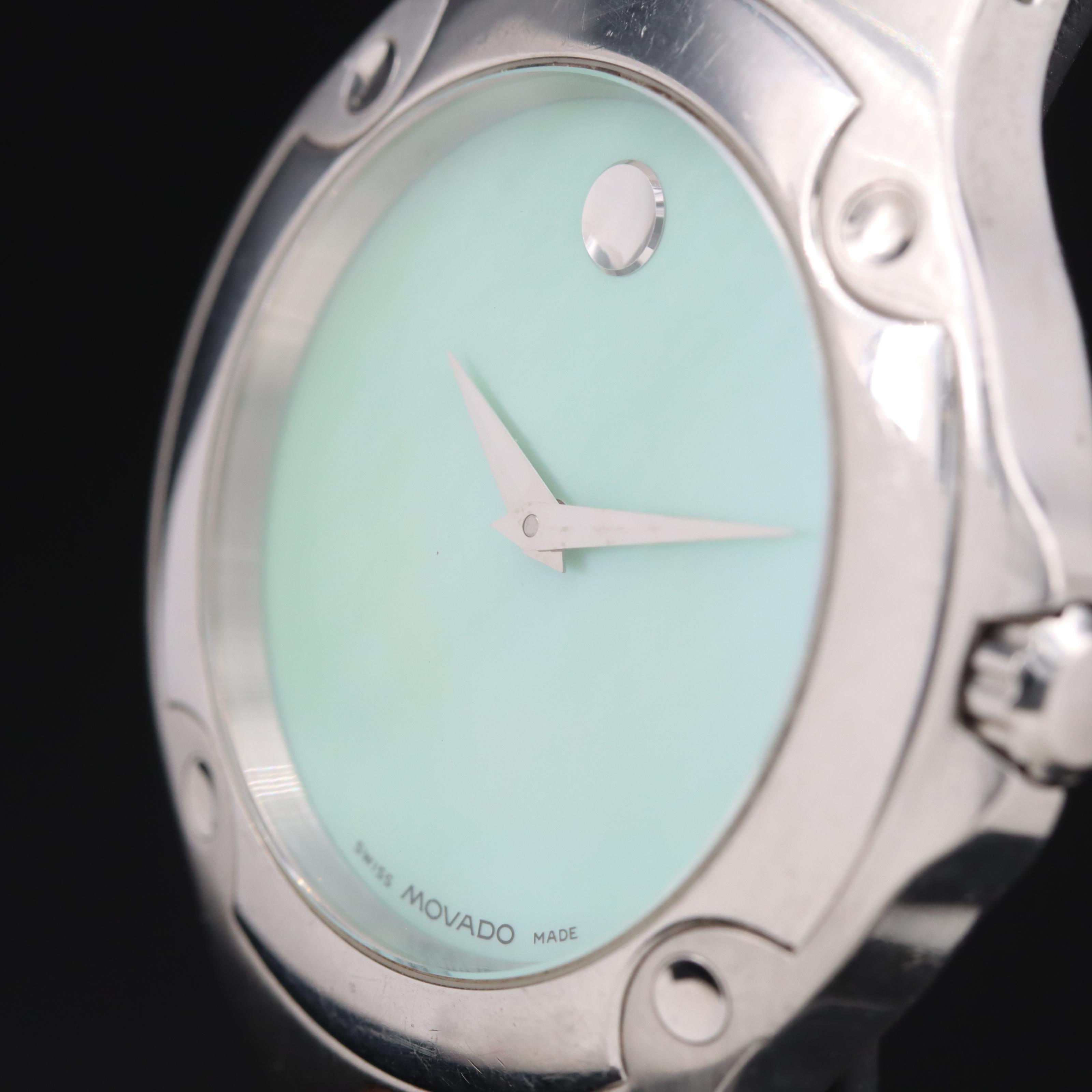 Movado Seafoam Mother-of-Pearl Dial Watch