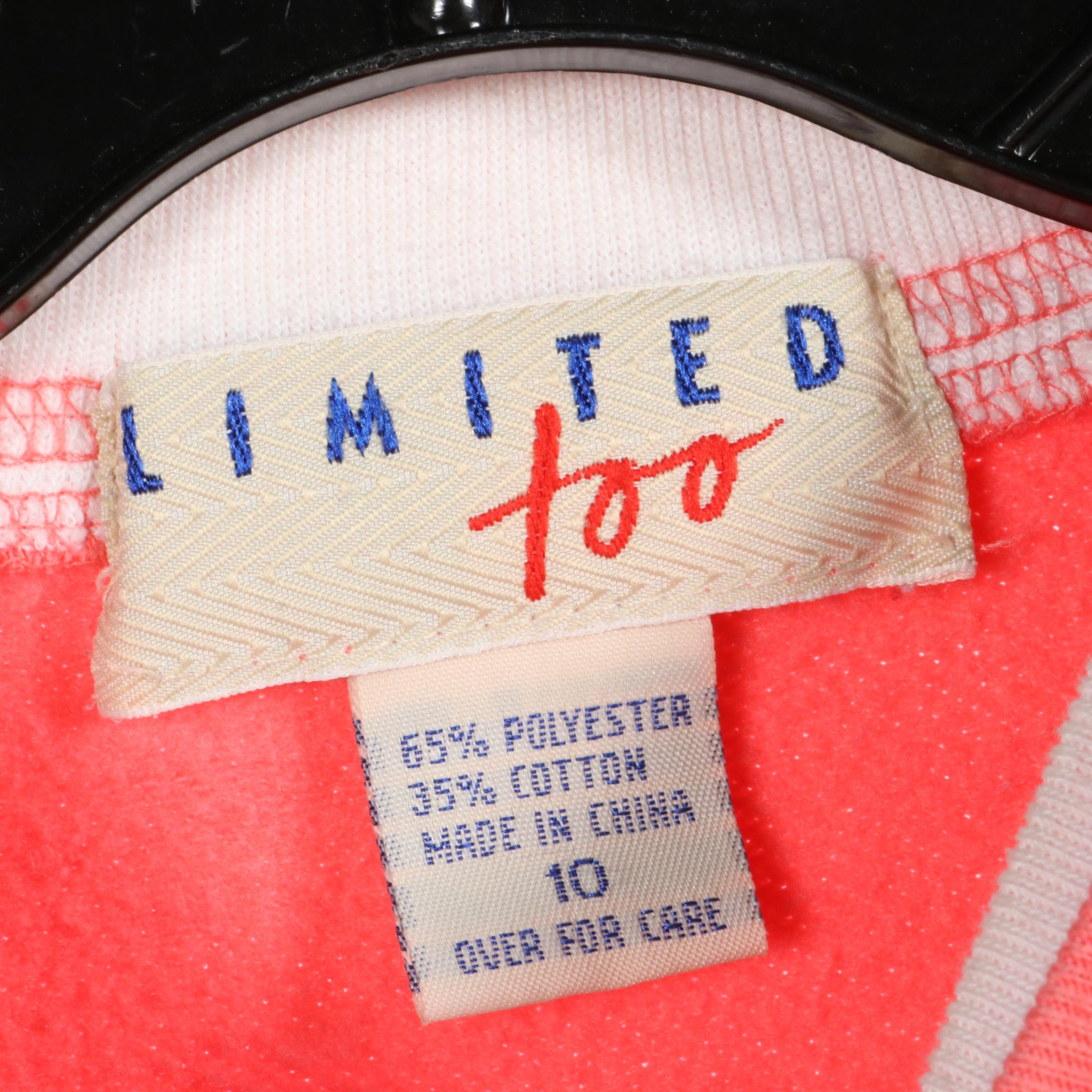 Jimmy'z Denim Shorts with Jerzees, Bizzit, and Limited Too Sweatshirts