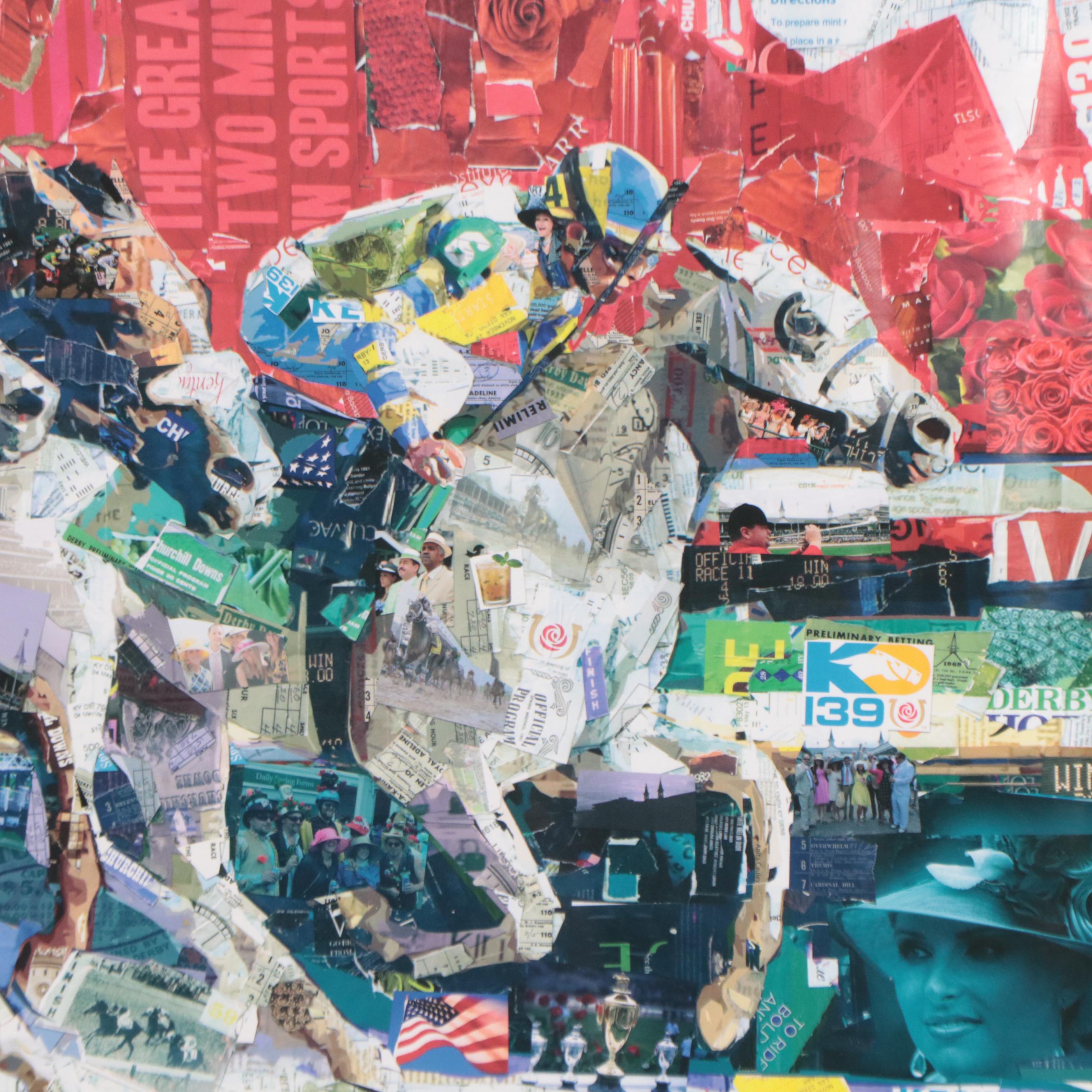Kentucky Derby 2013 Offset Lithograph Poster After Derek Gores