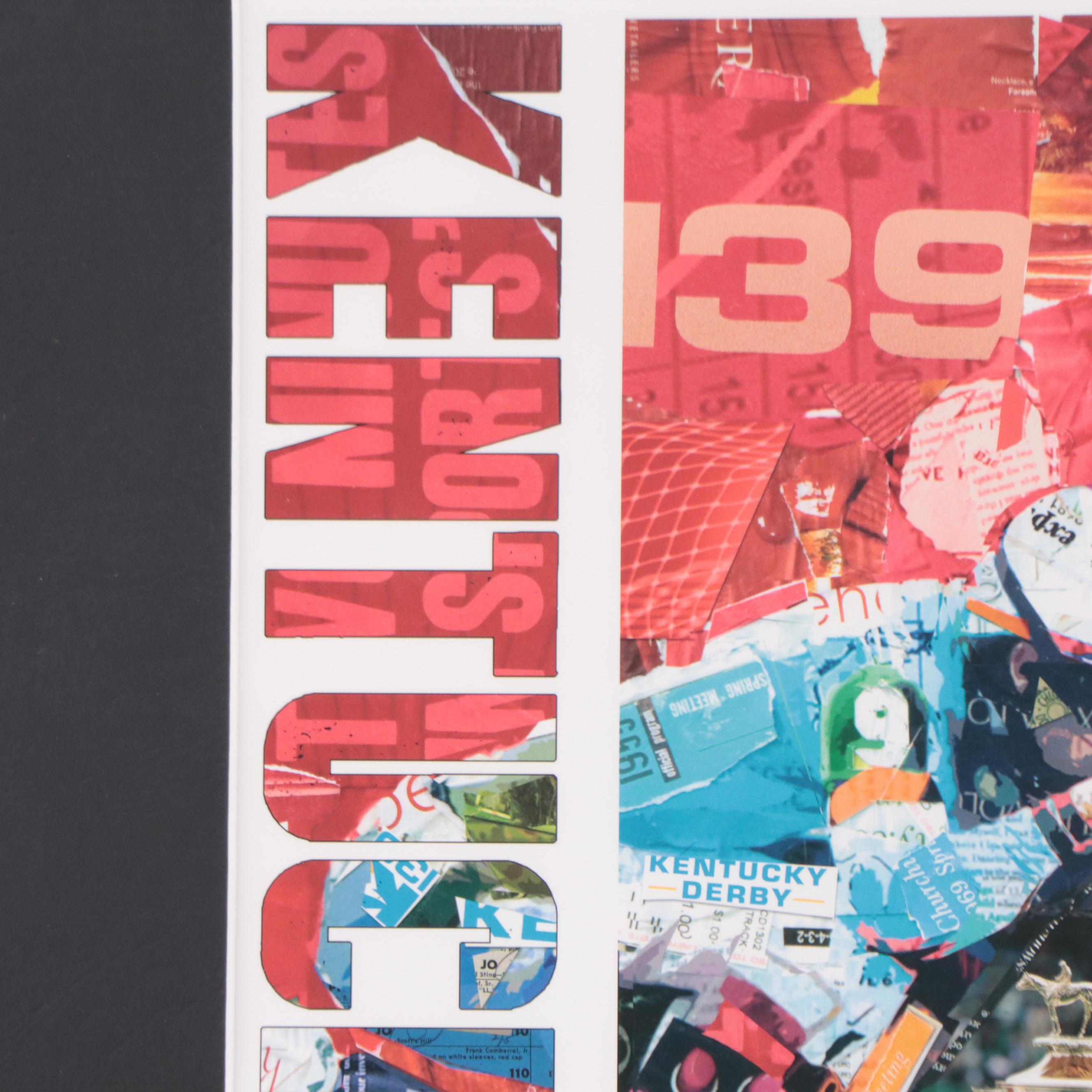 Kentucky Derby 2013 Offset Lithograph Poster After Derek Gores